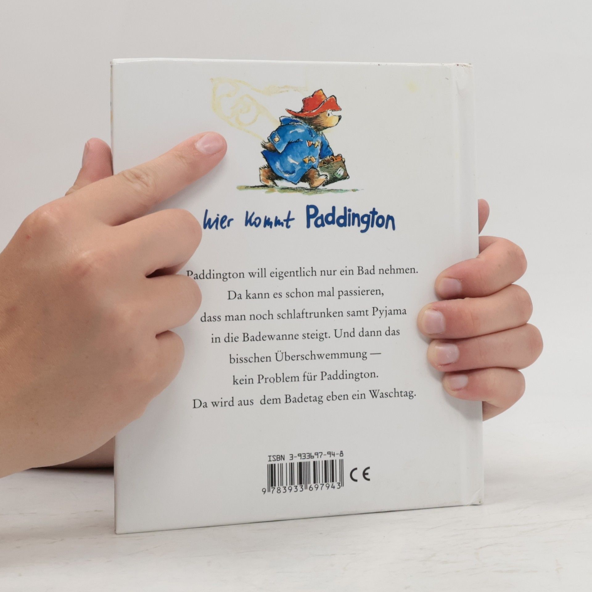 Michael Bond Paddingtons Badetag