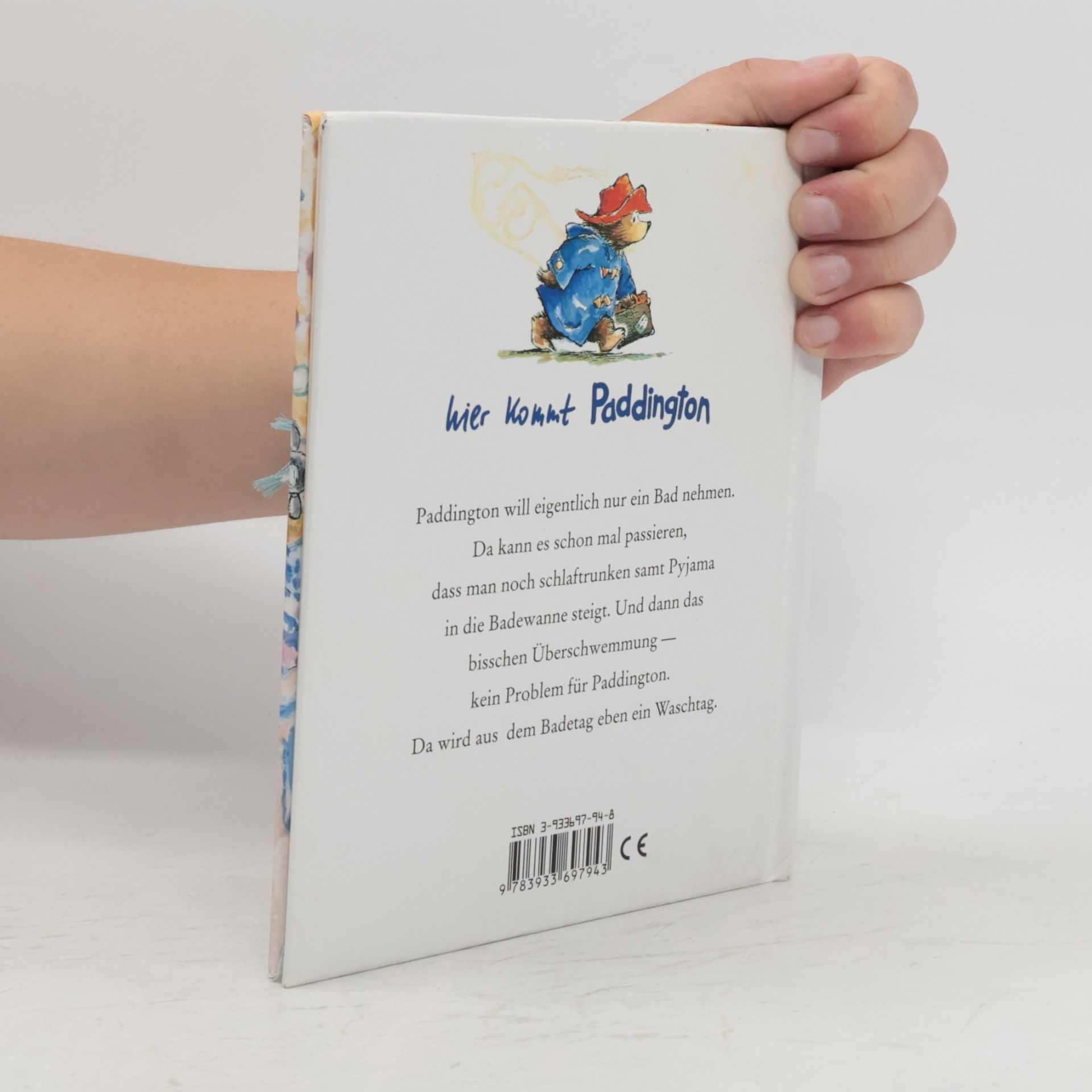 Michael Bond Paddingtons Badetag