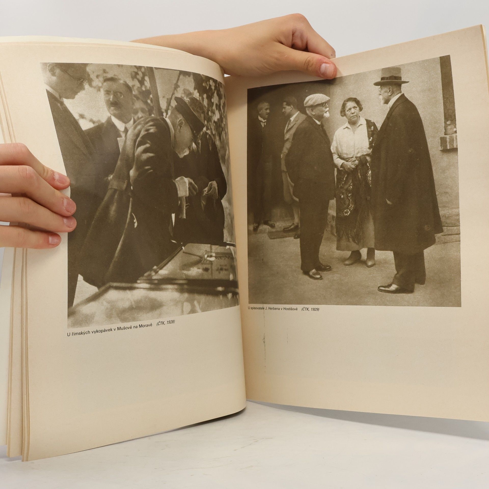 Karel Čapek TGM ve fotografii
