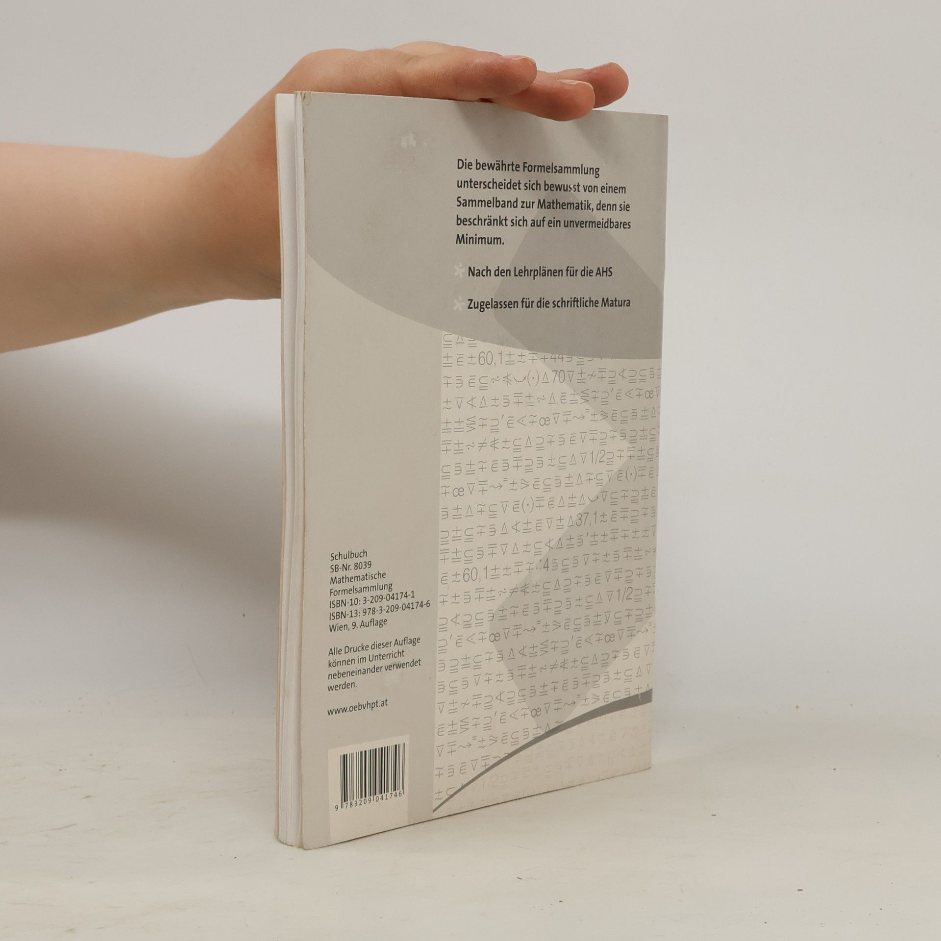 Heinrich Bürger Matematische Formelsammlung