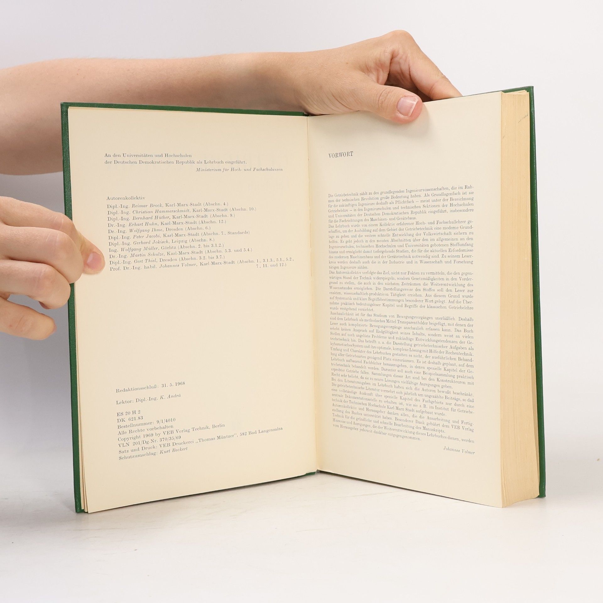 Kolektív autorov Getriebetechnik. Lehrbuch