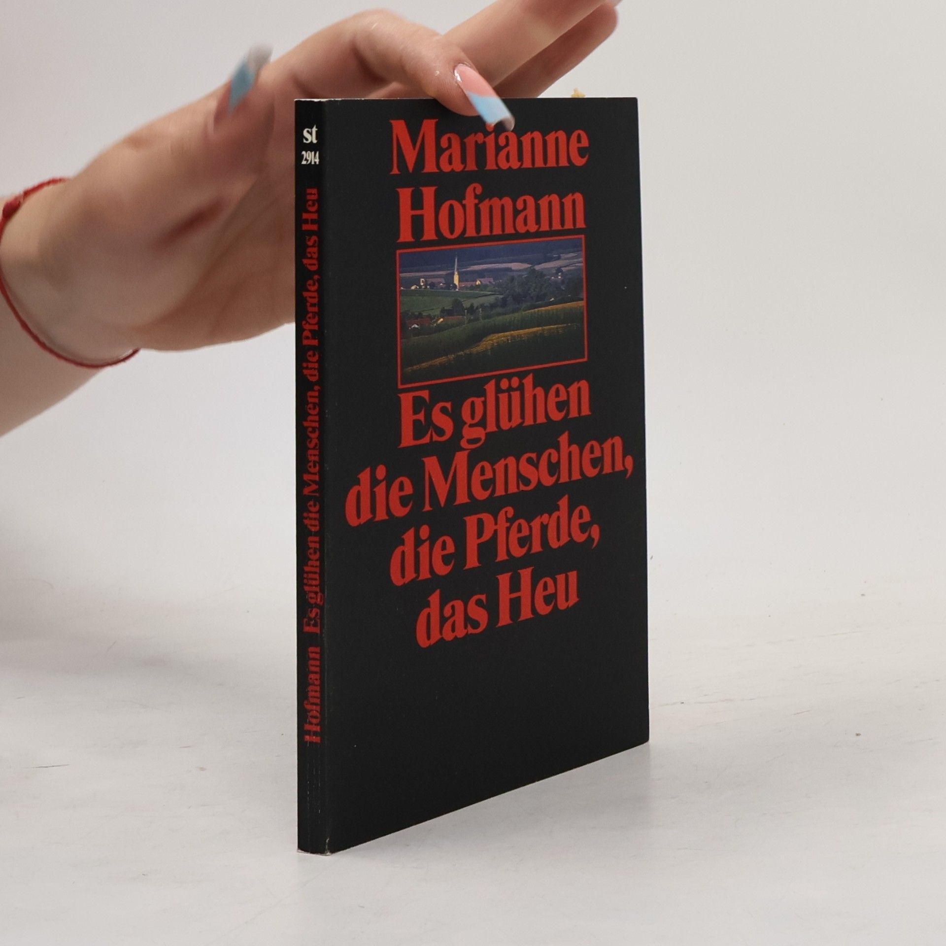 Es glühen die Menschen, die Pferde, das Heu