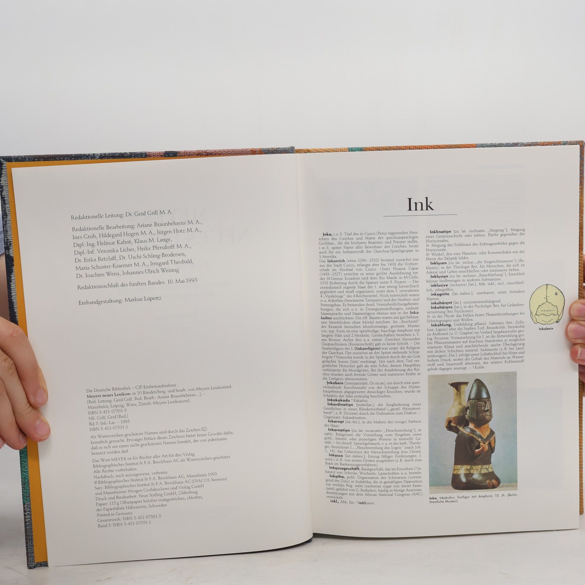 Gerd Grill Meyers neues Lexikon: in 10 Bänden, Bd. 5. Ink-Lar.