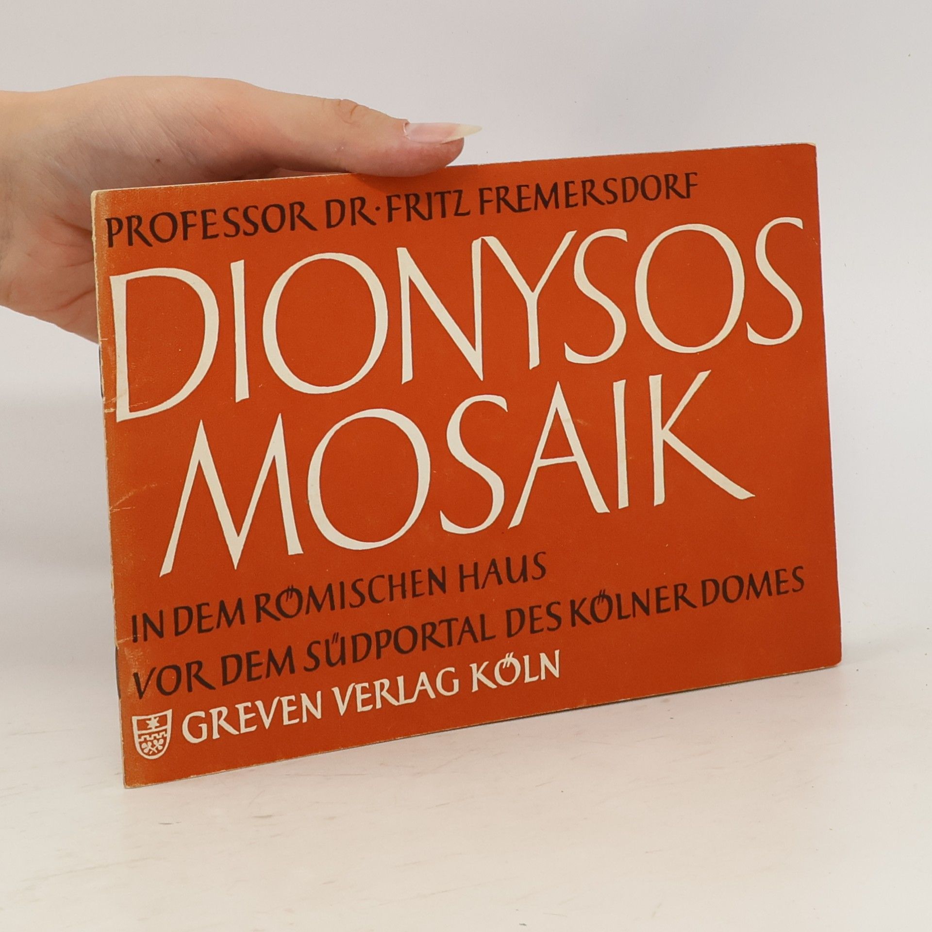 Fritz Fremersdorf Dionysos Mosaik