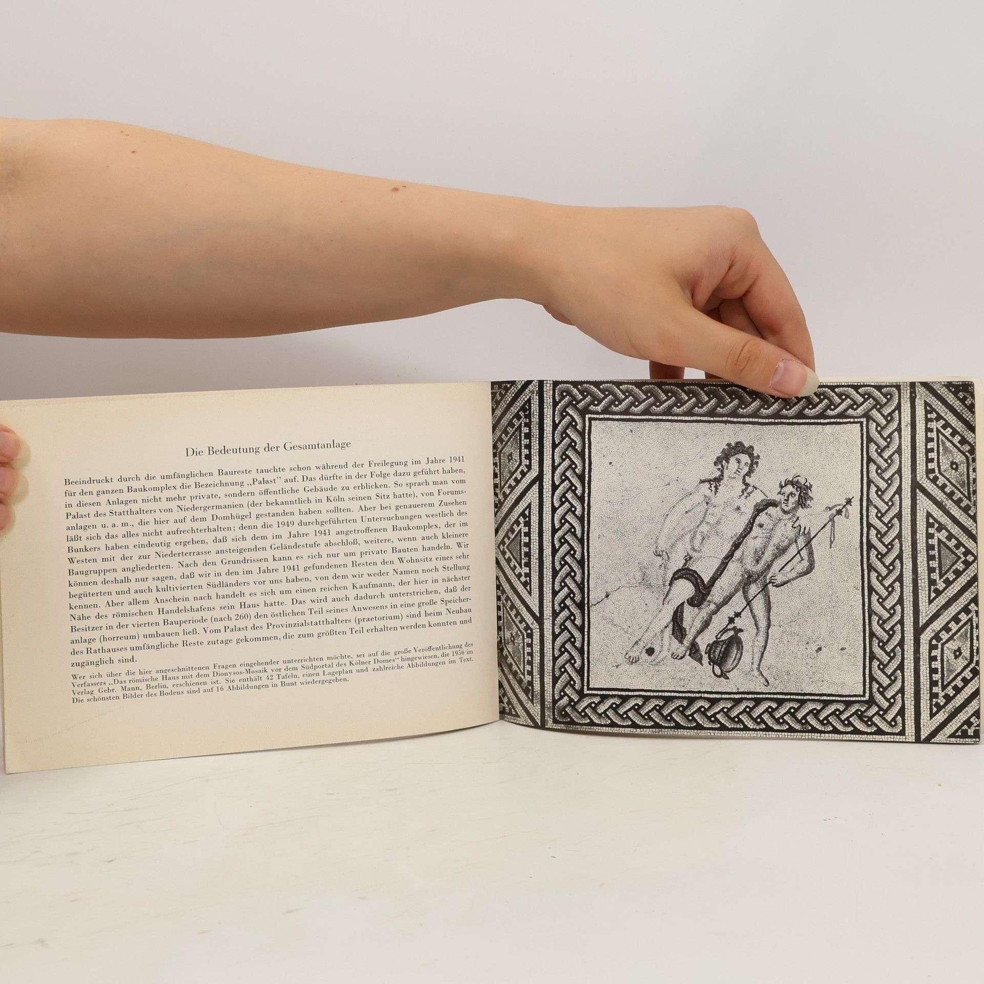 Fritz Fremersdorf Dionysos Mosaik