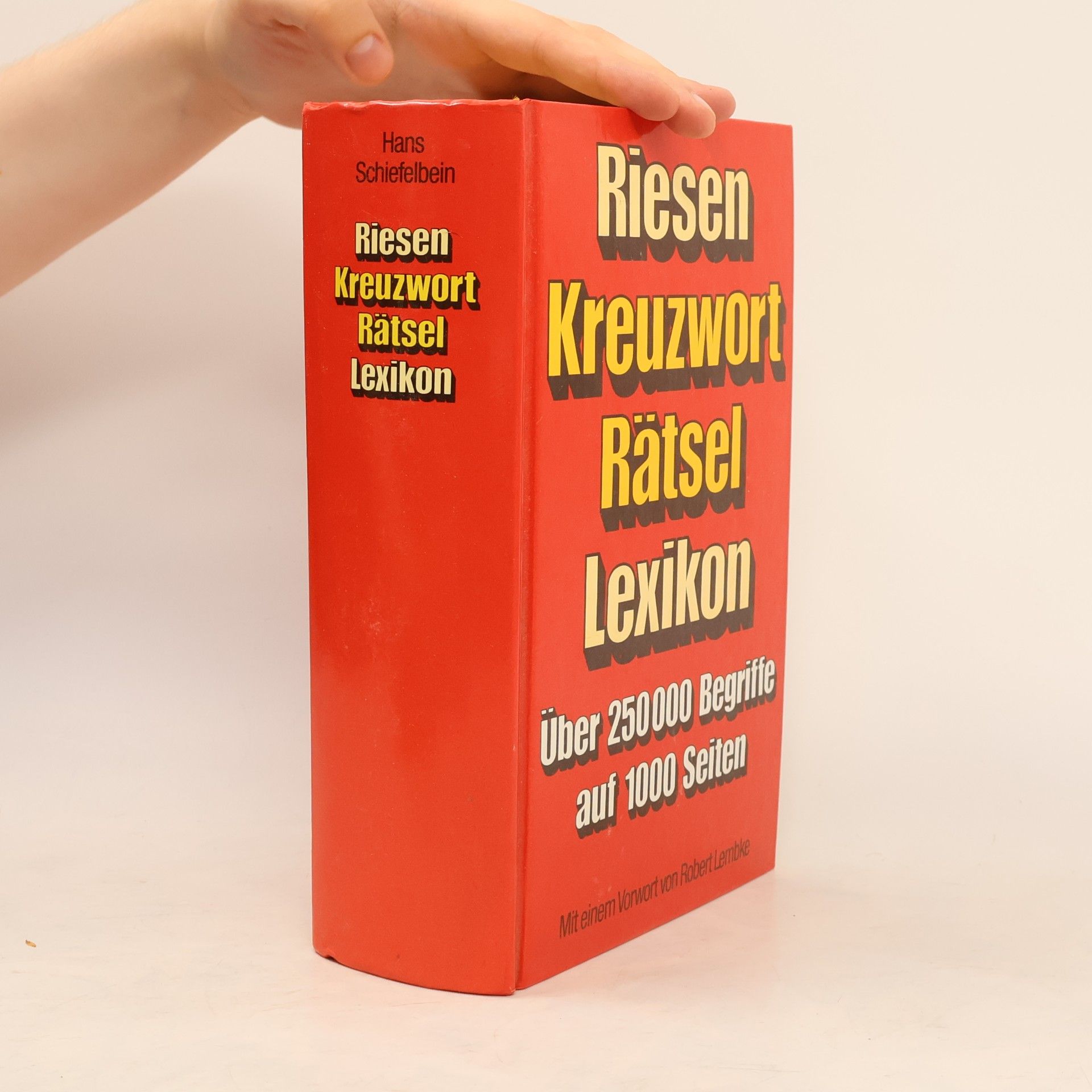 Hans Schiefelbein Riesen Kreuzwort Rätsel Lexikon