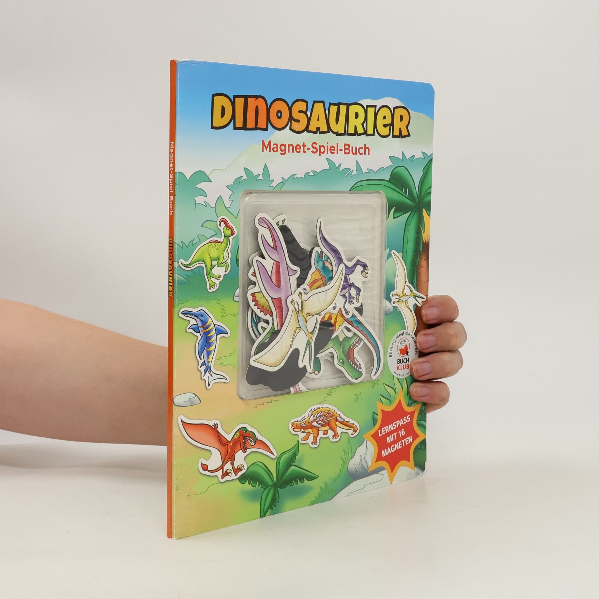 Kolektív autorov Dinosaurier Magnet-Spiel-Buch