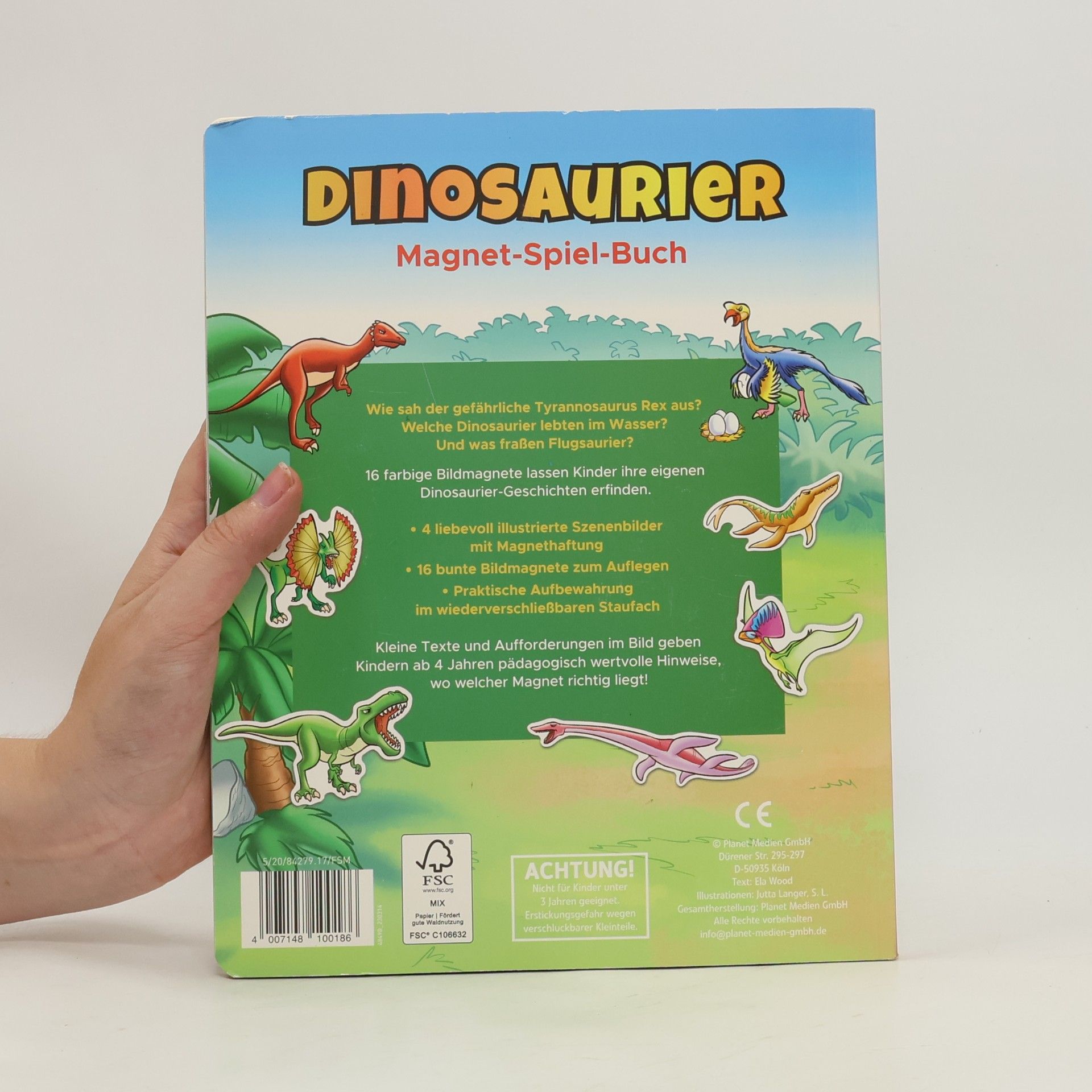 Autorenkollektiv Dinosaurier Magnet-Spiel-Buch