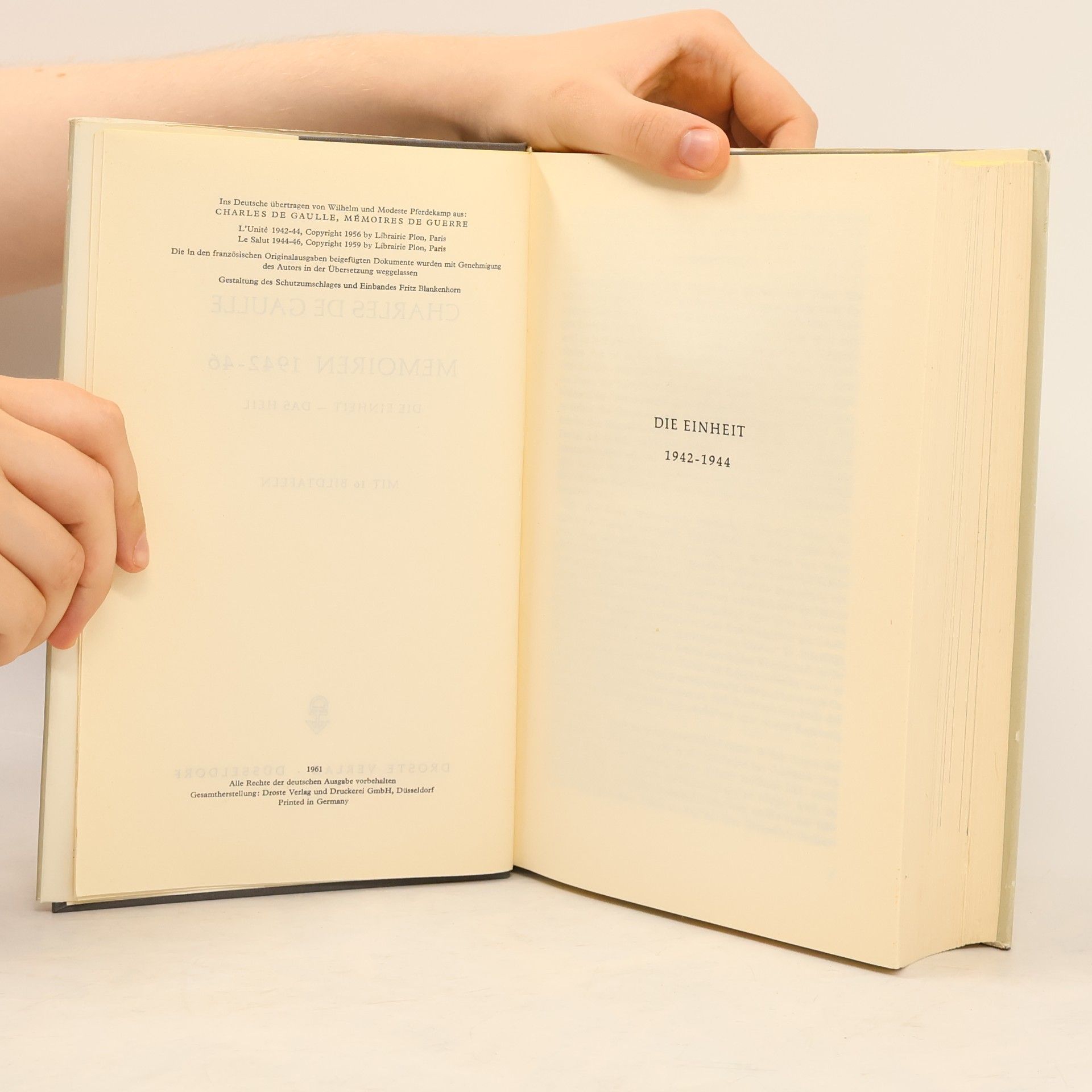 Charles de Gaulle Memoiren 1942-46