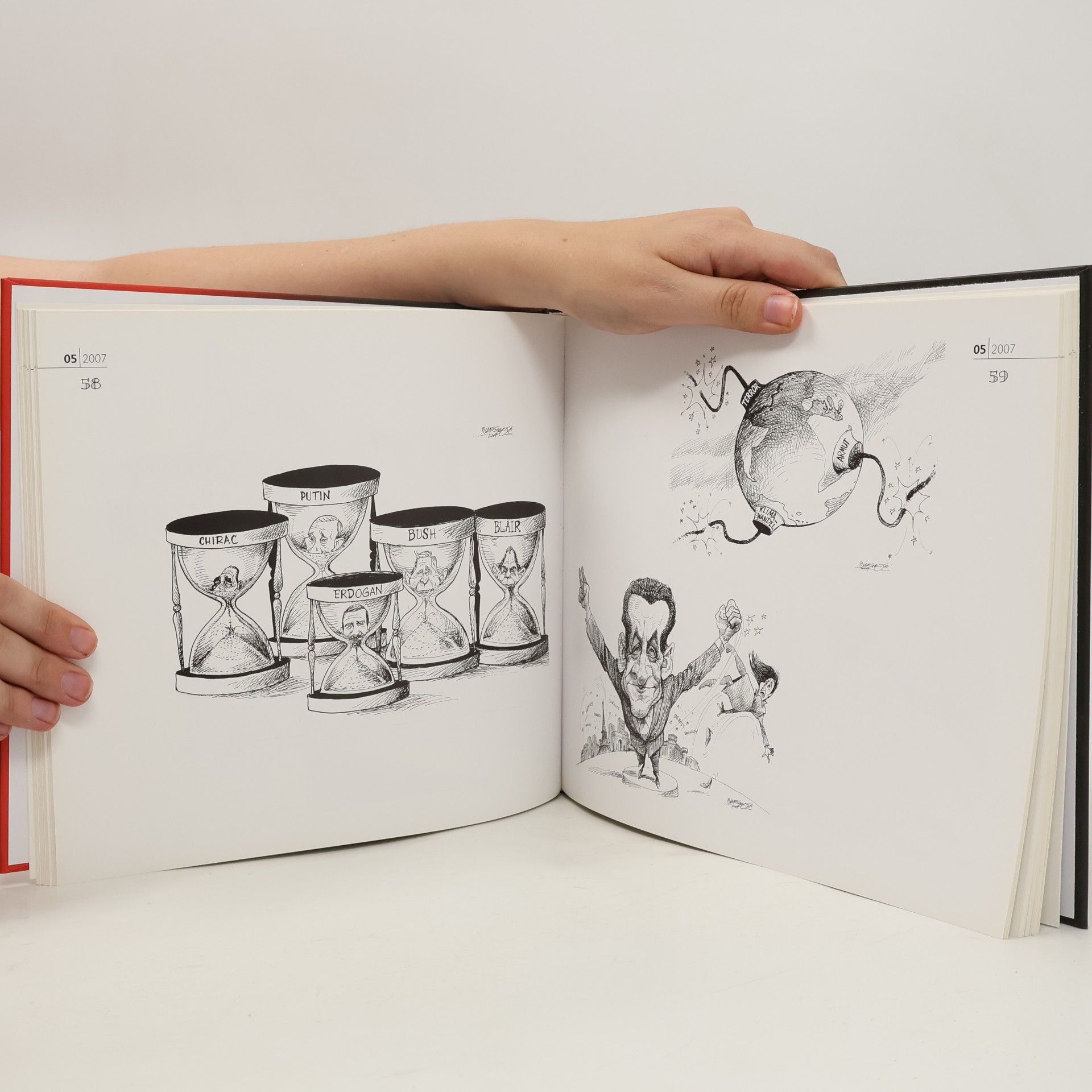 Petar Pismestrovic Politische Karikaturen & Köpfe des Jahres 2007