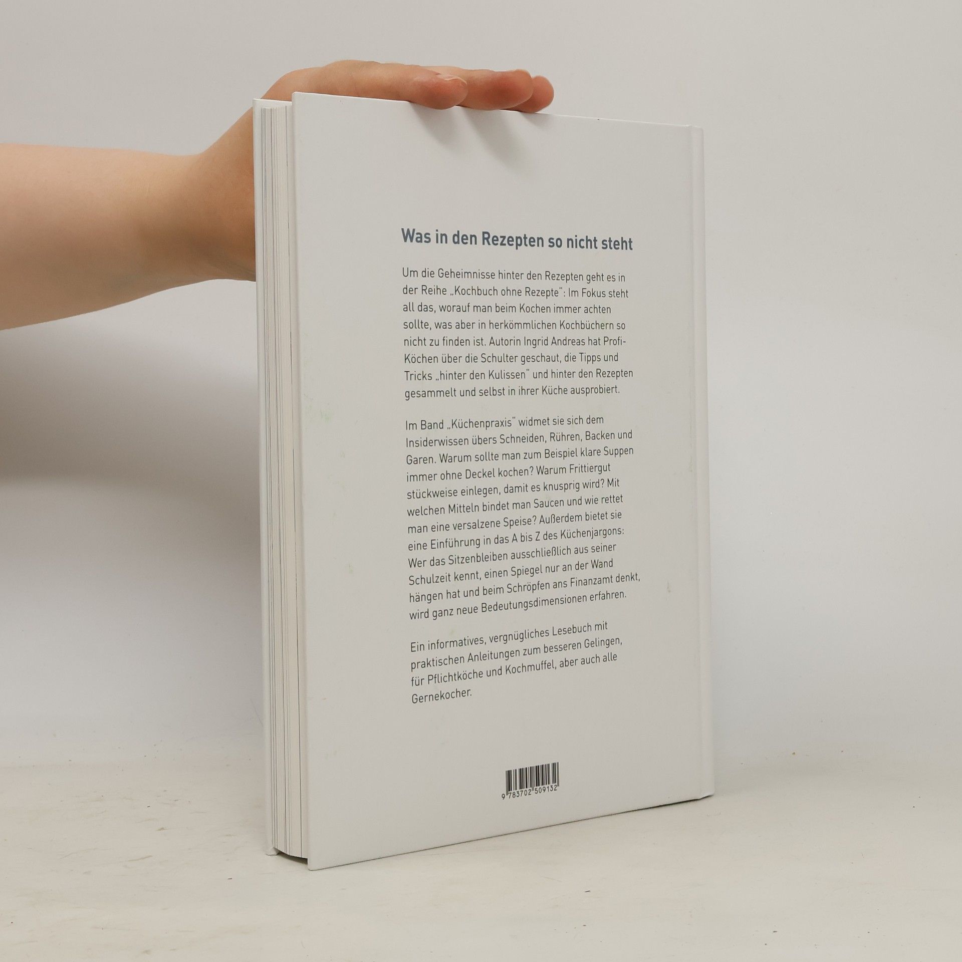 Ingrid Andreas Kochbuch ohne Rezepte - Küchenpraxis