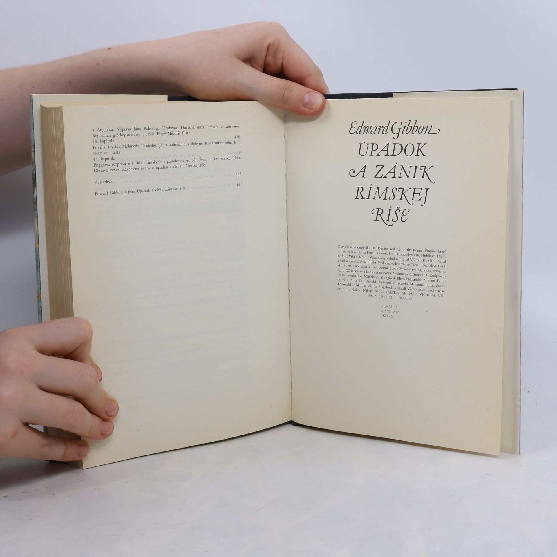 Edward Gibbon Úpadok a zánik Rímskej ríše
