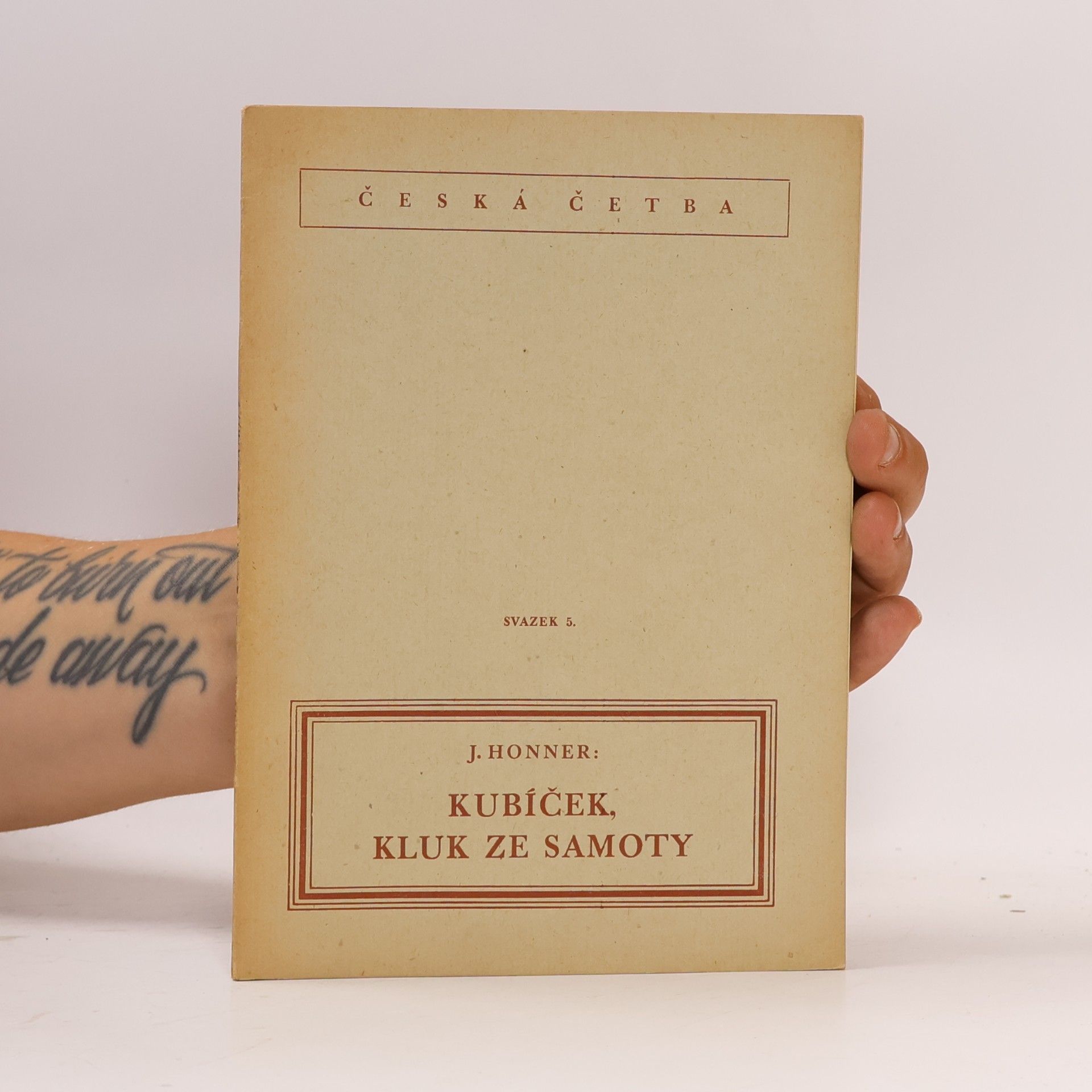 J. Honner Kubíček, kluk ze samoty