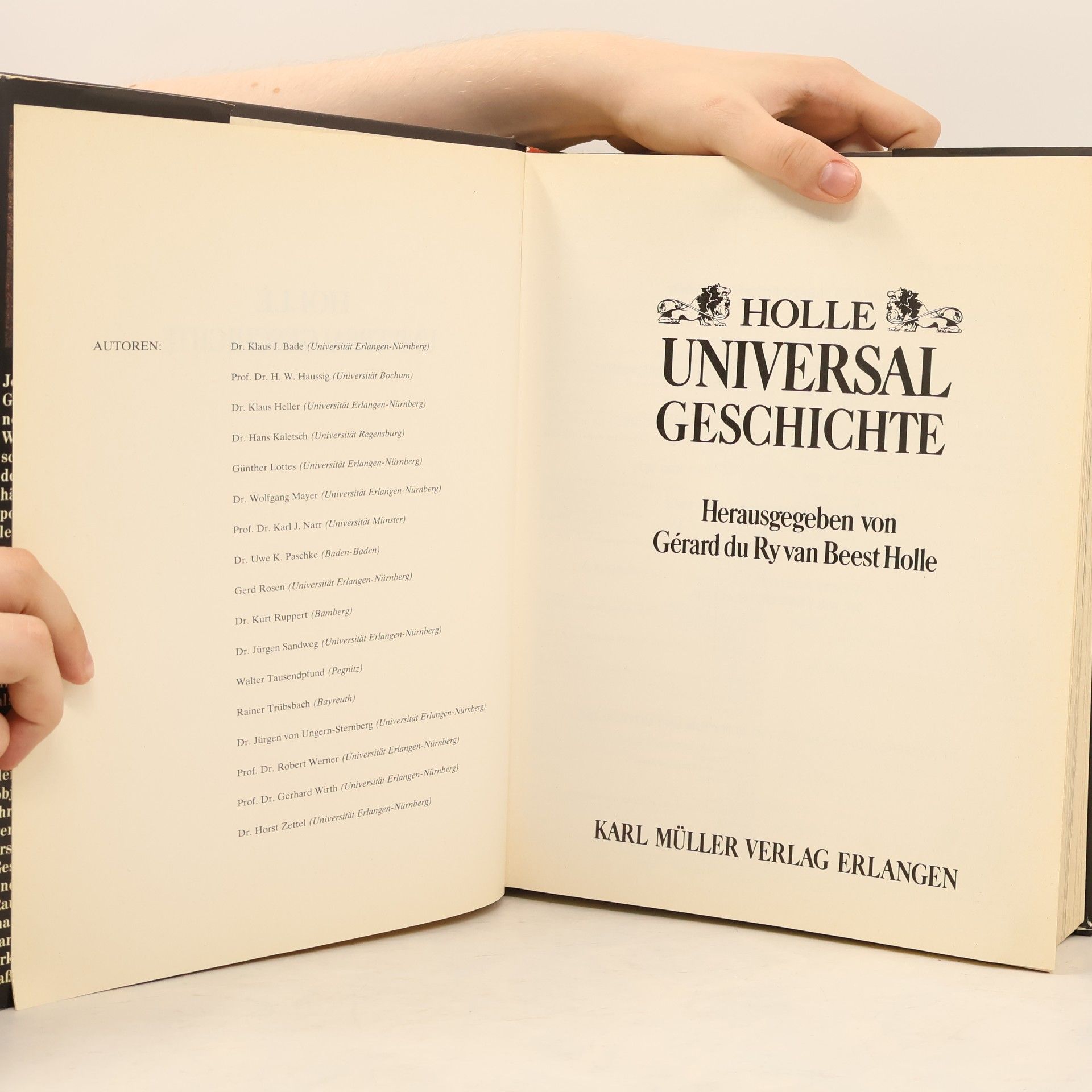 Gérard Du Ry van Beest Holle Universal Geschichte