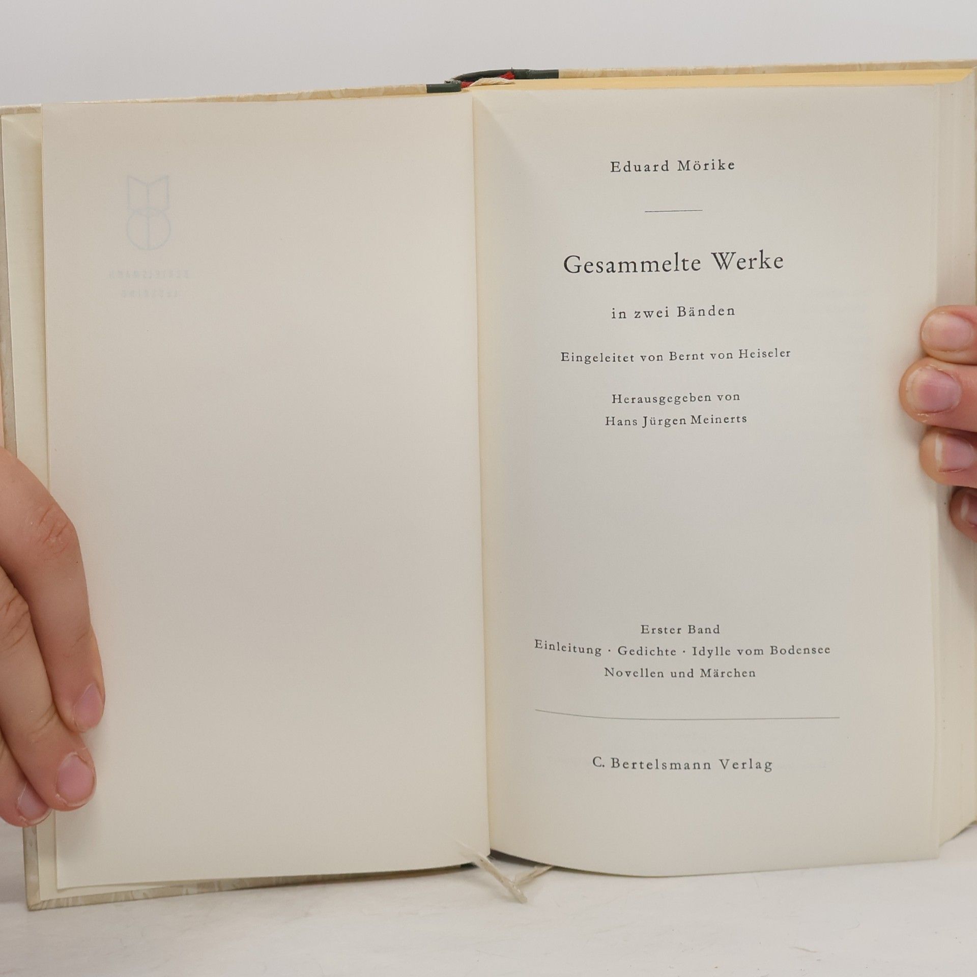 Eduard Mörike Gesammelte Werke 1