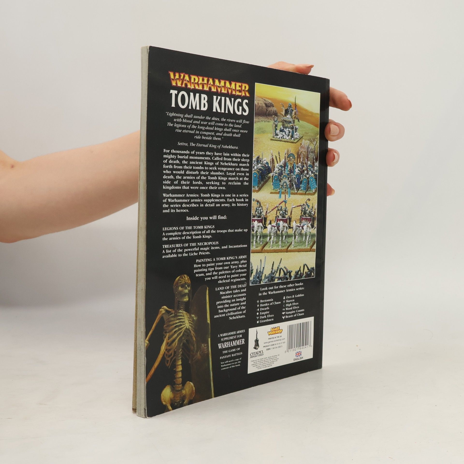 Alessio Cavatore Warhammer Armies: Tomb Kings