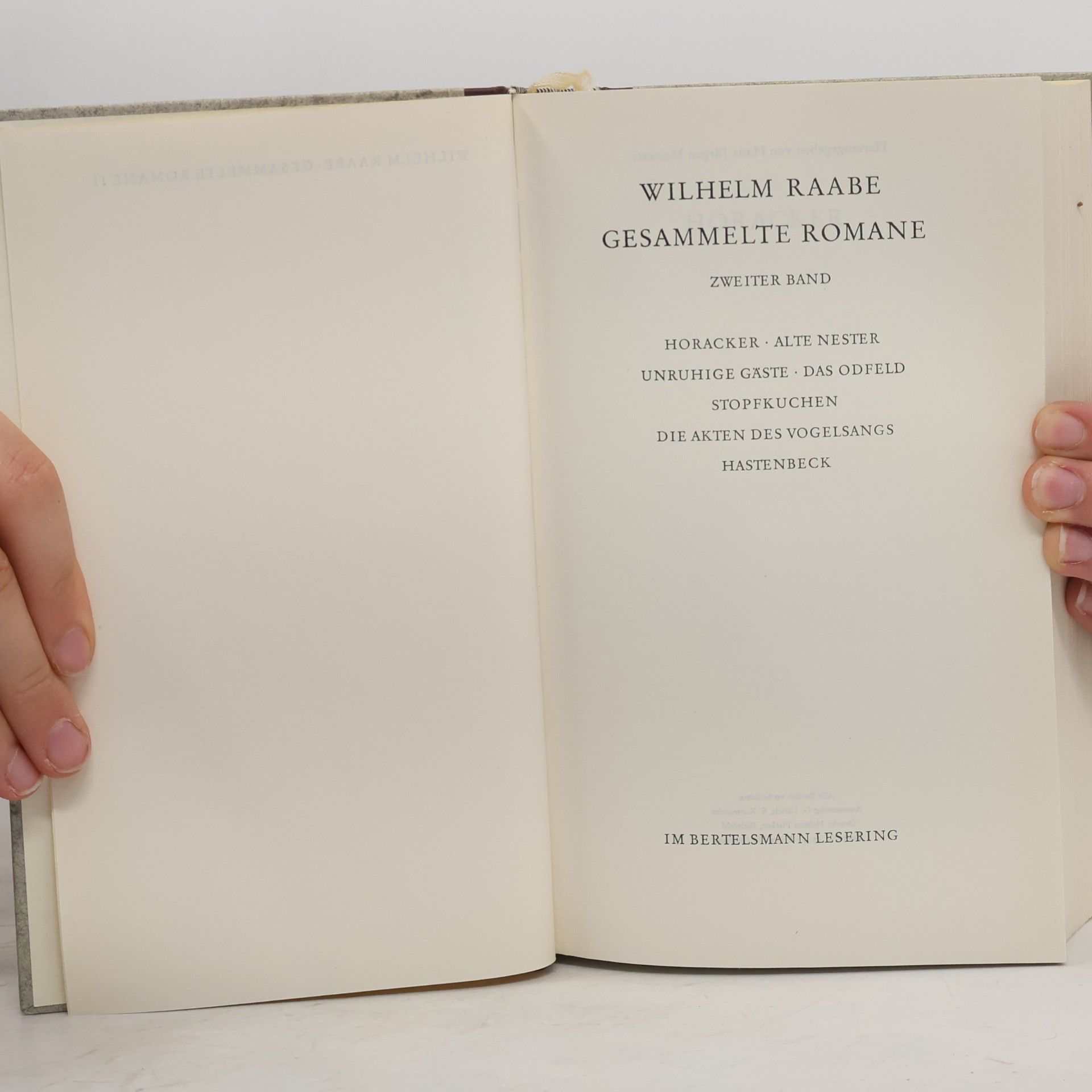 Wilhelm Raabe Gesammelte Romane 2