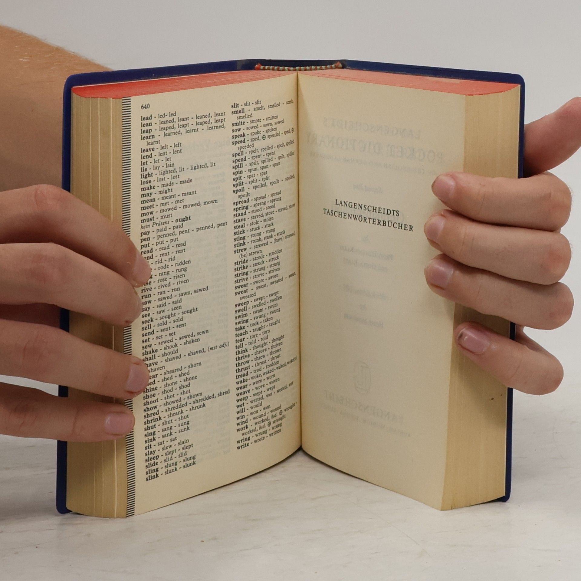 Edmunt Klatt Langescheidt's Pocket Dictionary 1, English-German / Langenscheidts Taschenwörterbuch 1, Englisch-Deutsch