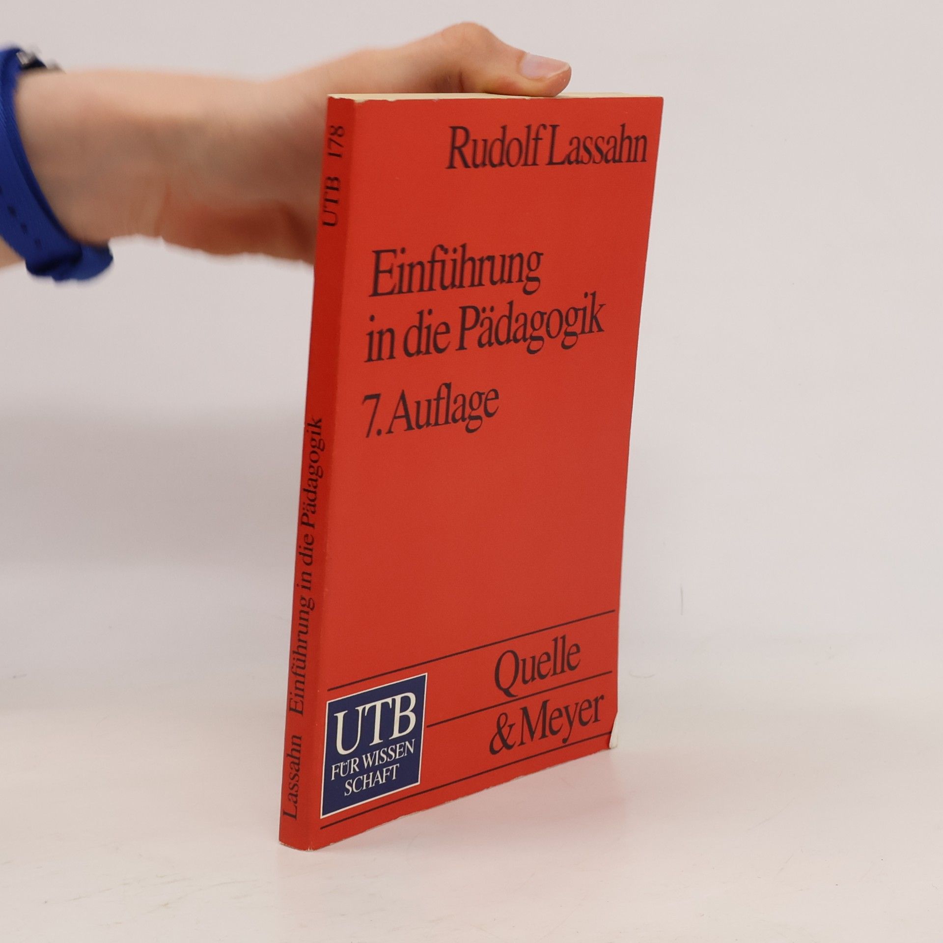 Rudolf Lassahn Einführung in die Pädagogik