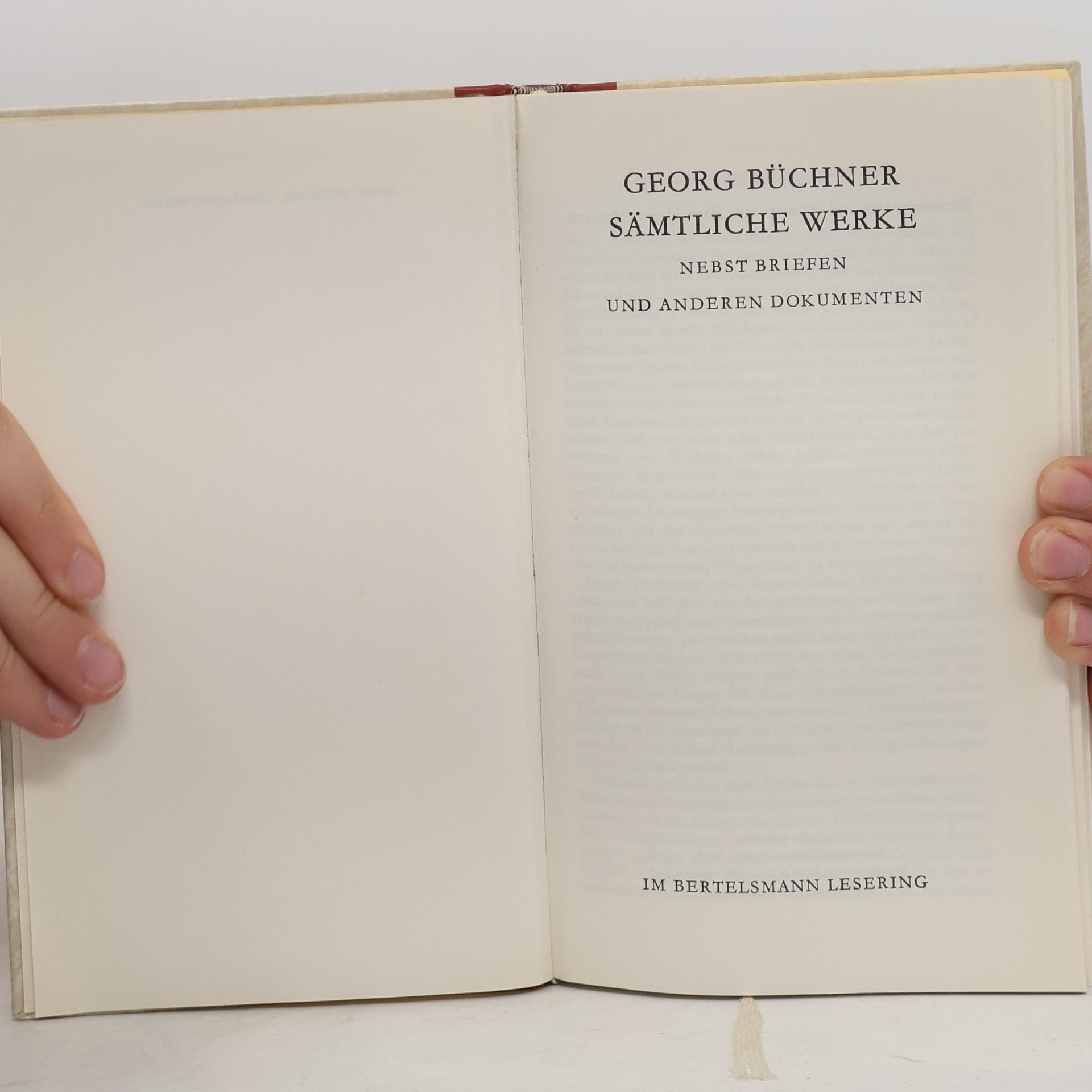Georg Büchner Sämtliche Werke