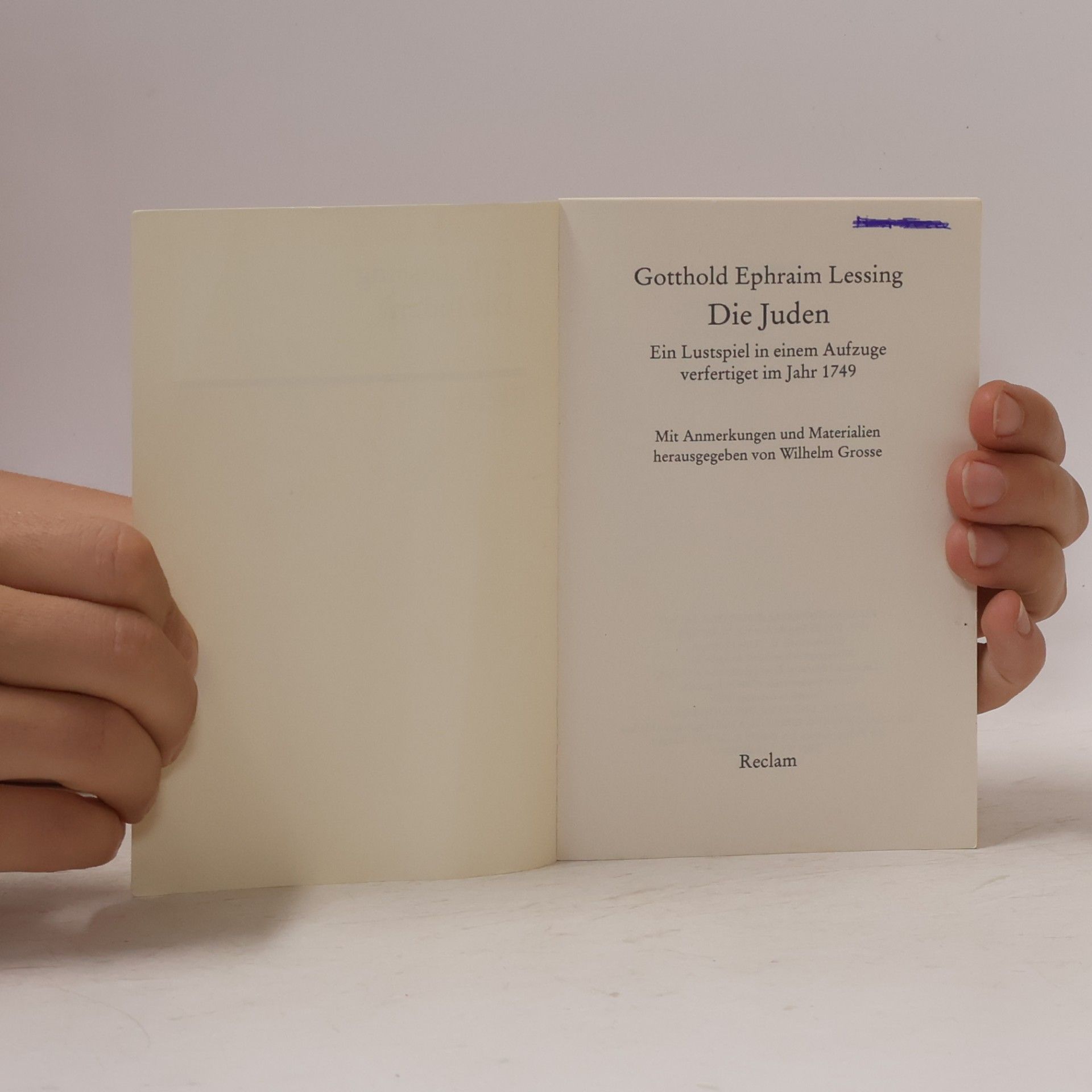 Gotthold Ephraim Lessing Die Juden