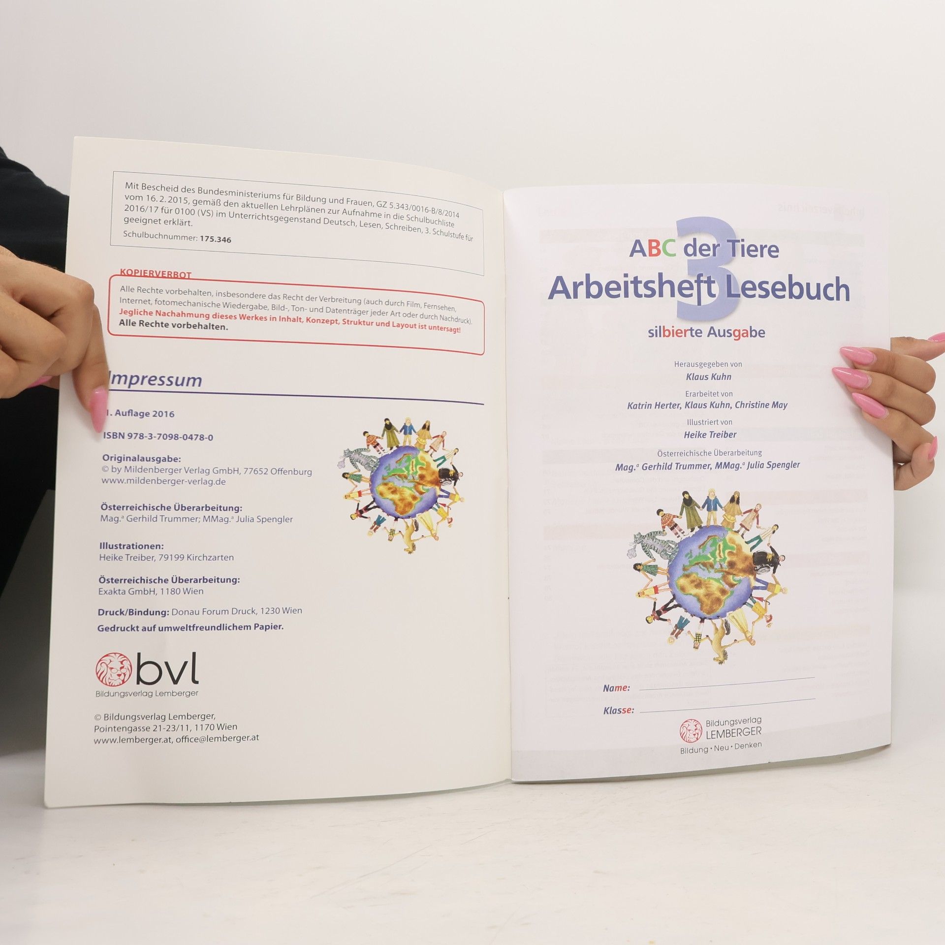 Klaus Kuhn ABC der Tiere: Arbeitsheft Lesebuch 3