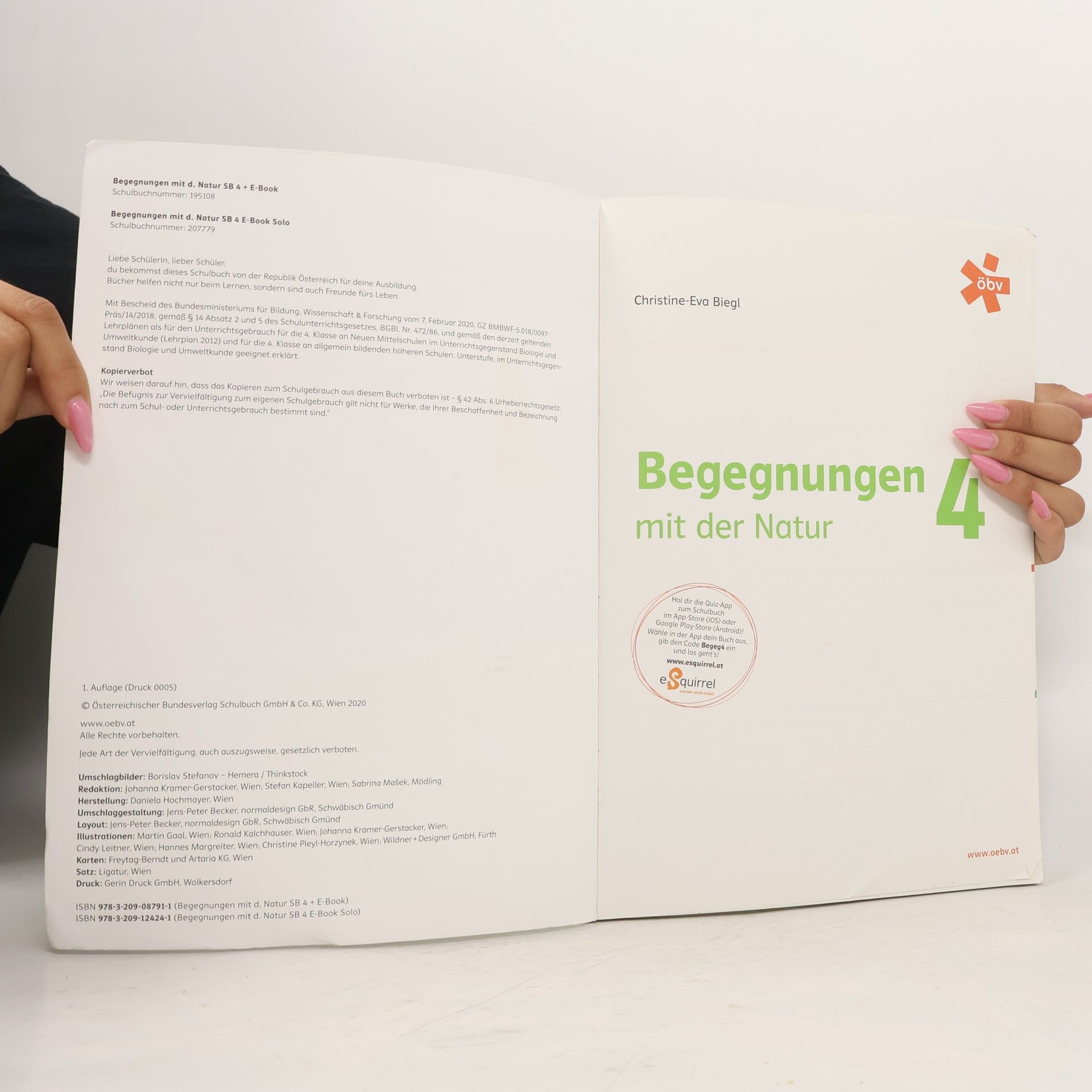 Christine-Eva Biegl Begegnungen mit der Natur