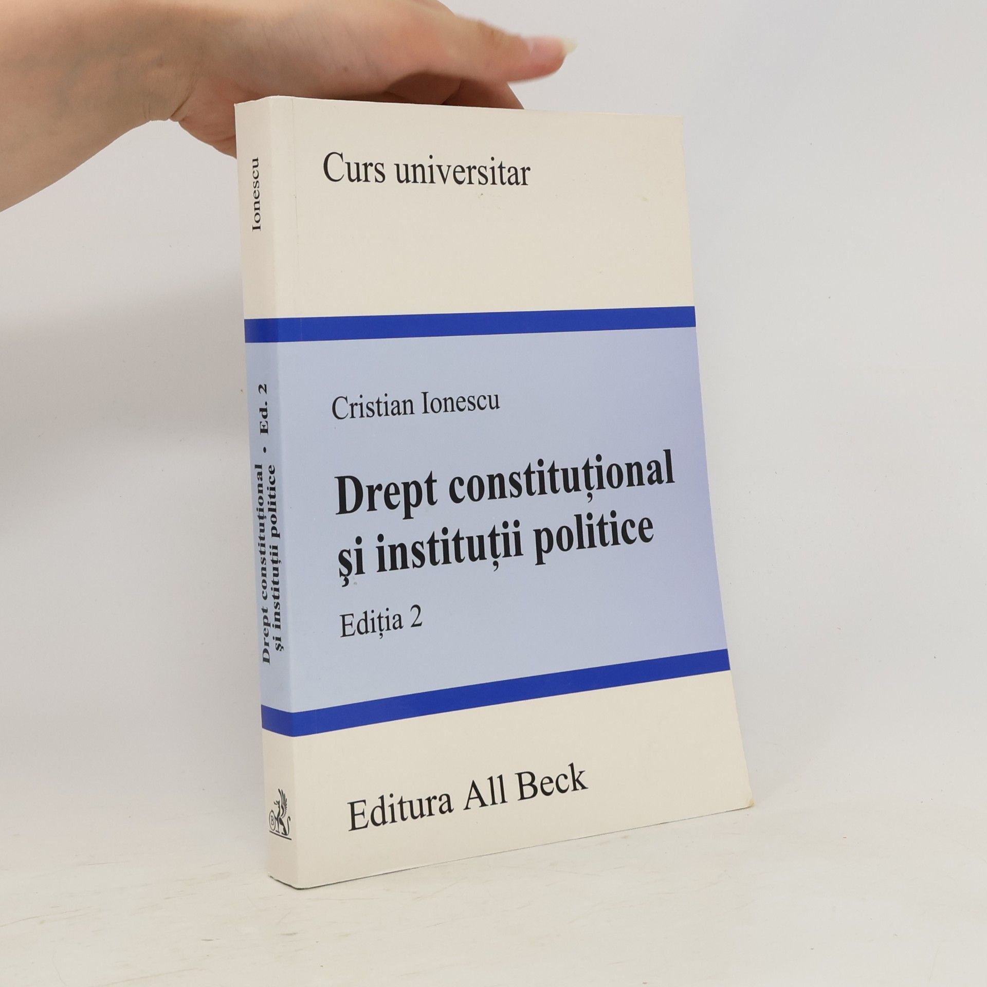 Cristian Ionescu Drept constituțional și instituții politice