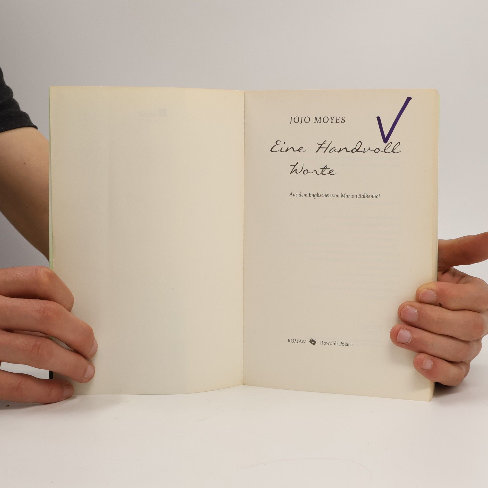 Jojo Moyes Eine Handvoll Worte