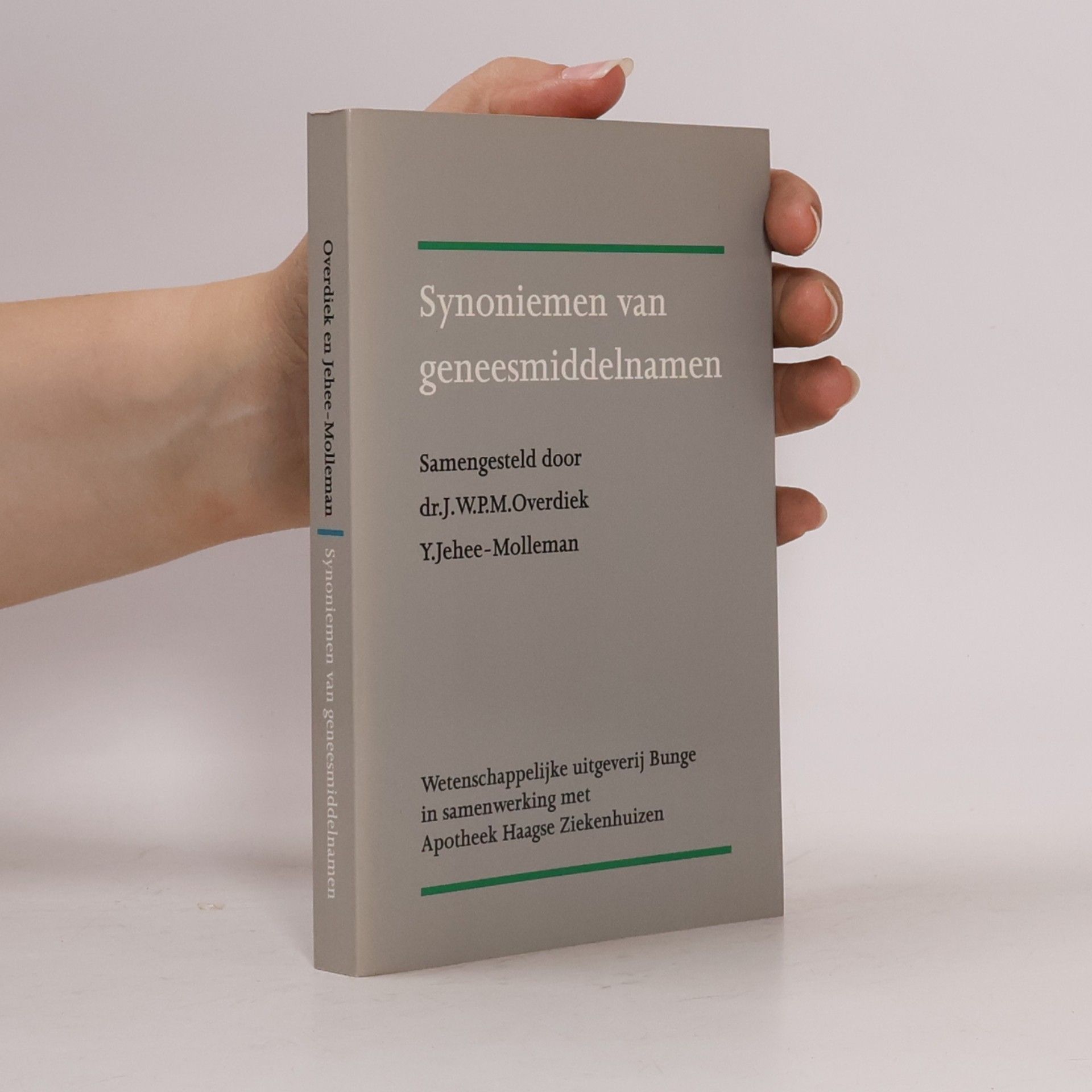 Johannes Waltherus Paulus Maria Overdiek Synoniemen van geneesmiddelnamen
