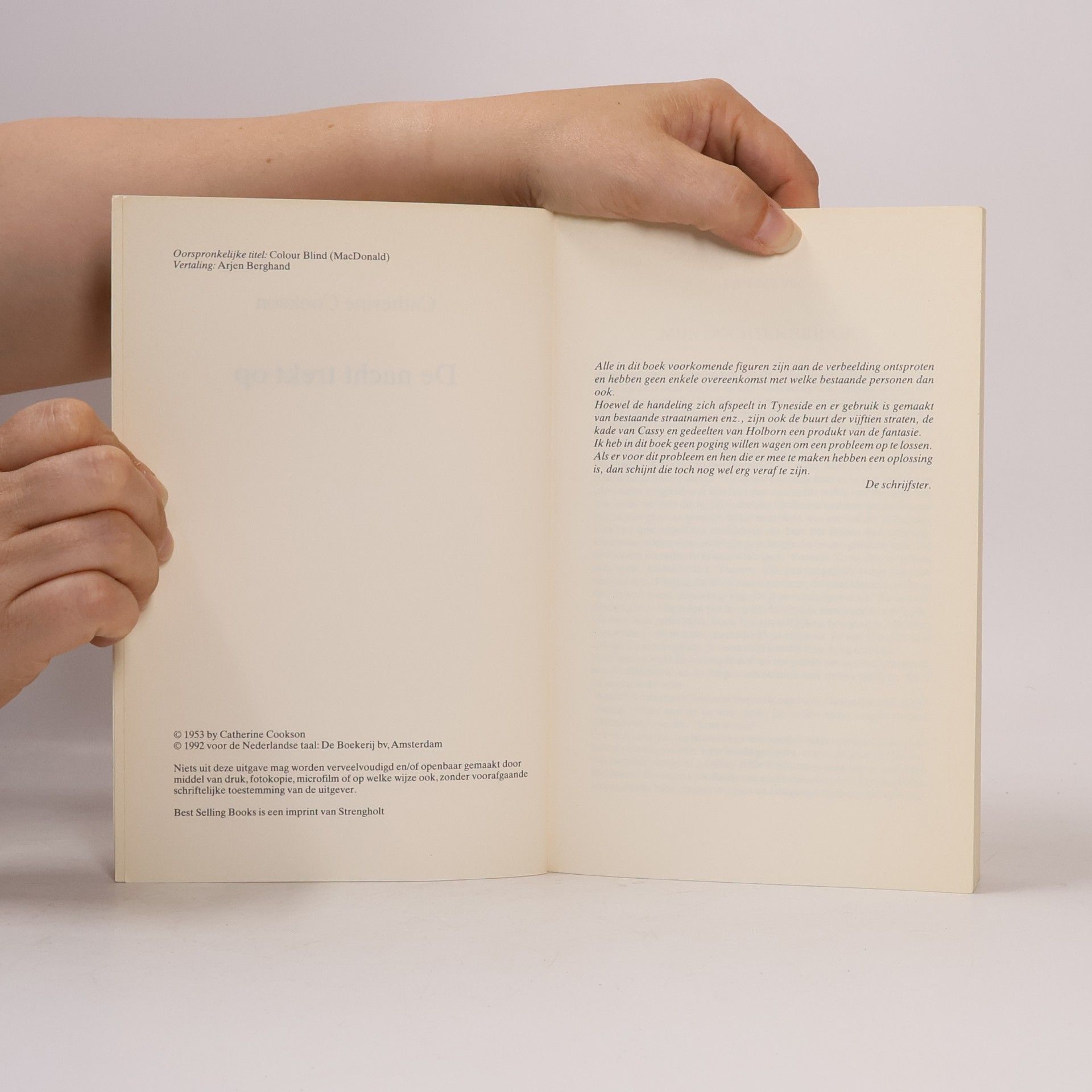 Catherine Cookson De Nacht Trekt Op