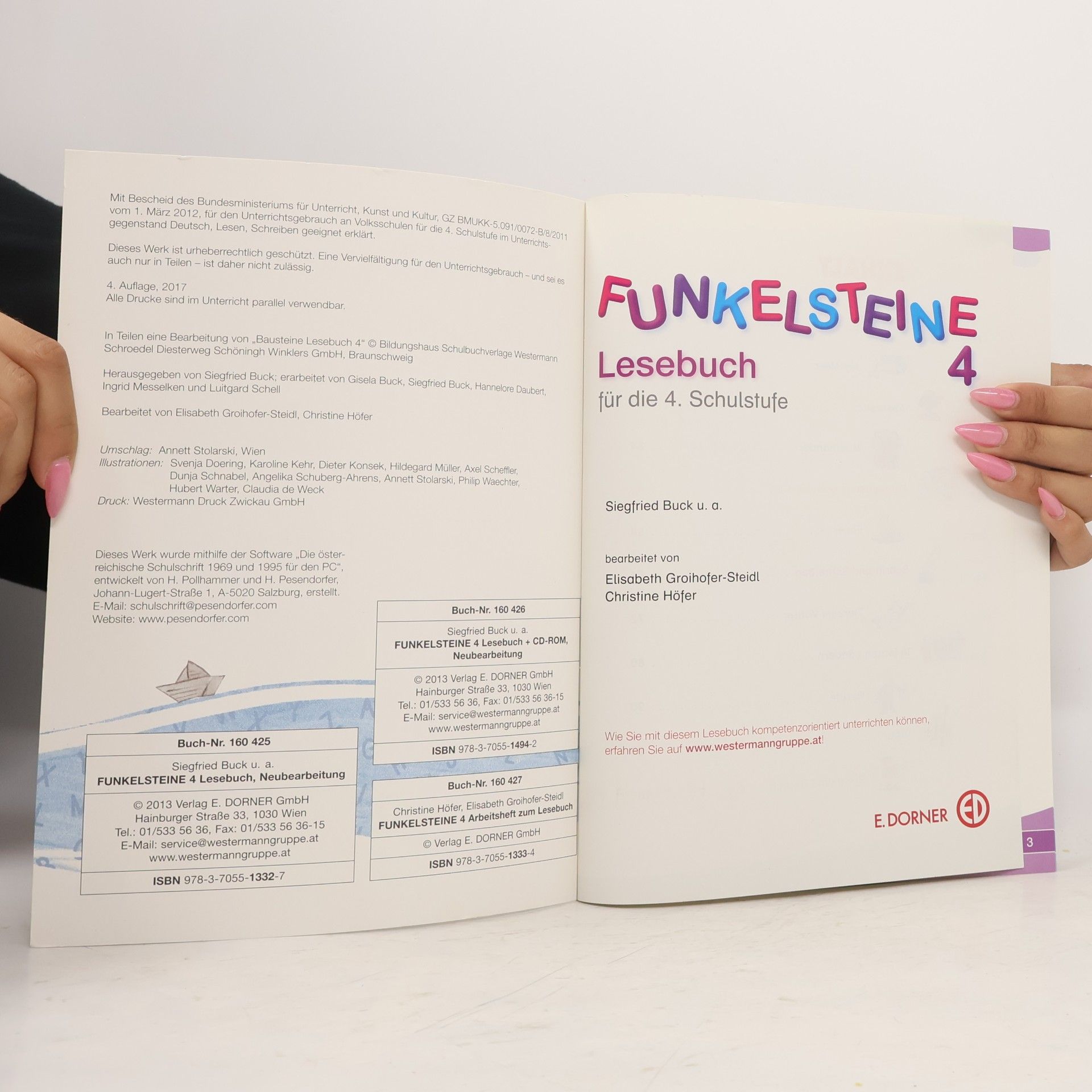 Siegfried Buck Funkelsteine Lesebuch 4