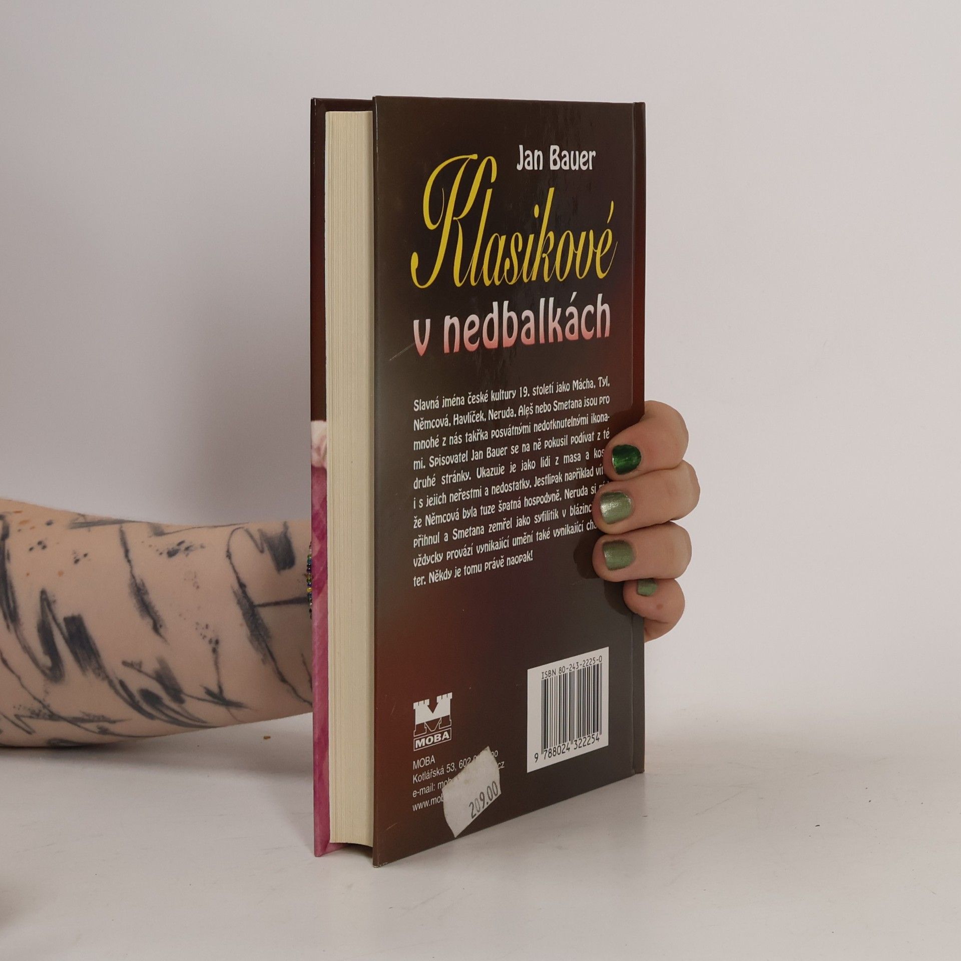 Jan Bauer Klasikové v nedbalkách : za kulisami českého 19. století