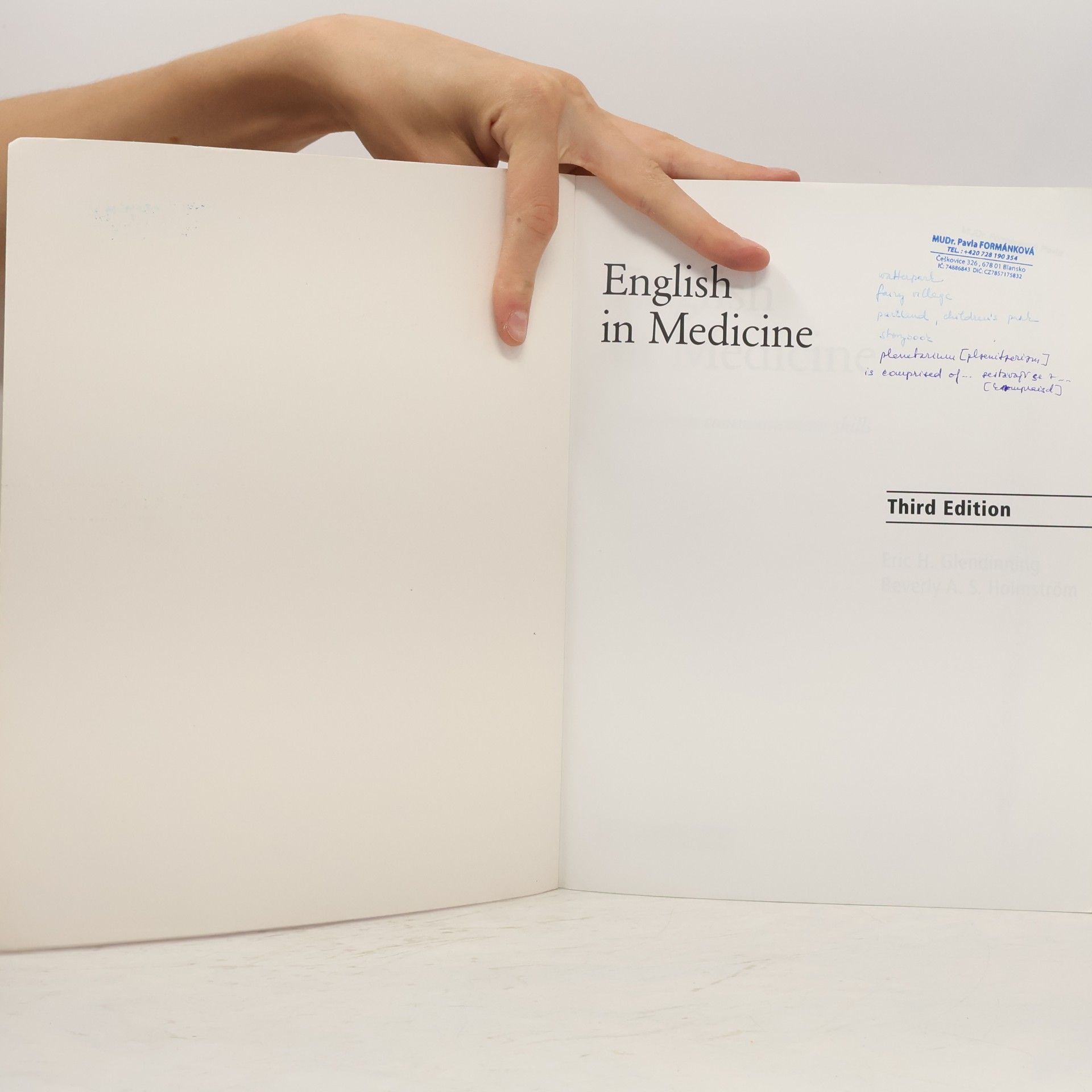 Eric H. Glendinning English in Medicine