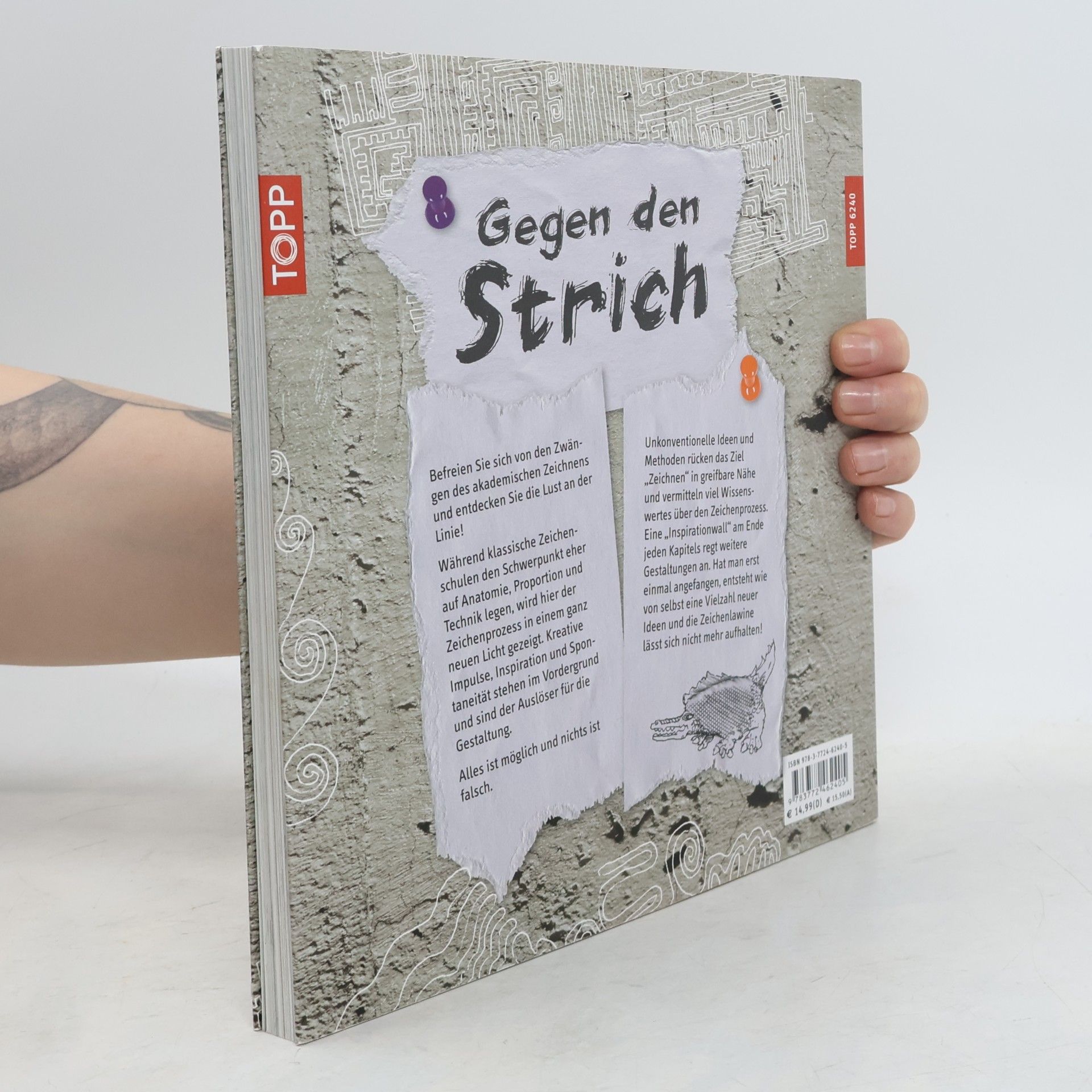 Gecko Keck Gegen den Strich