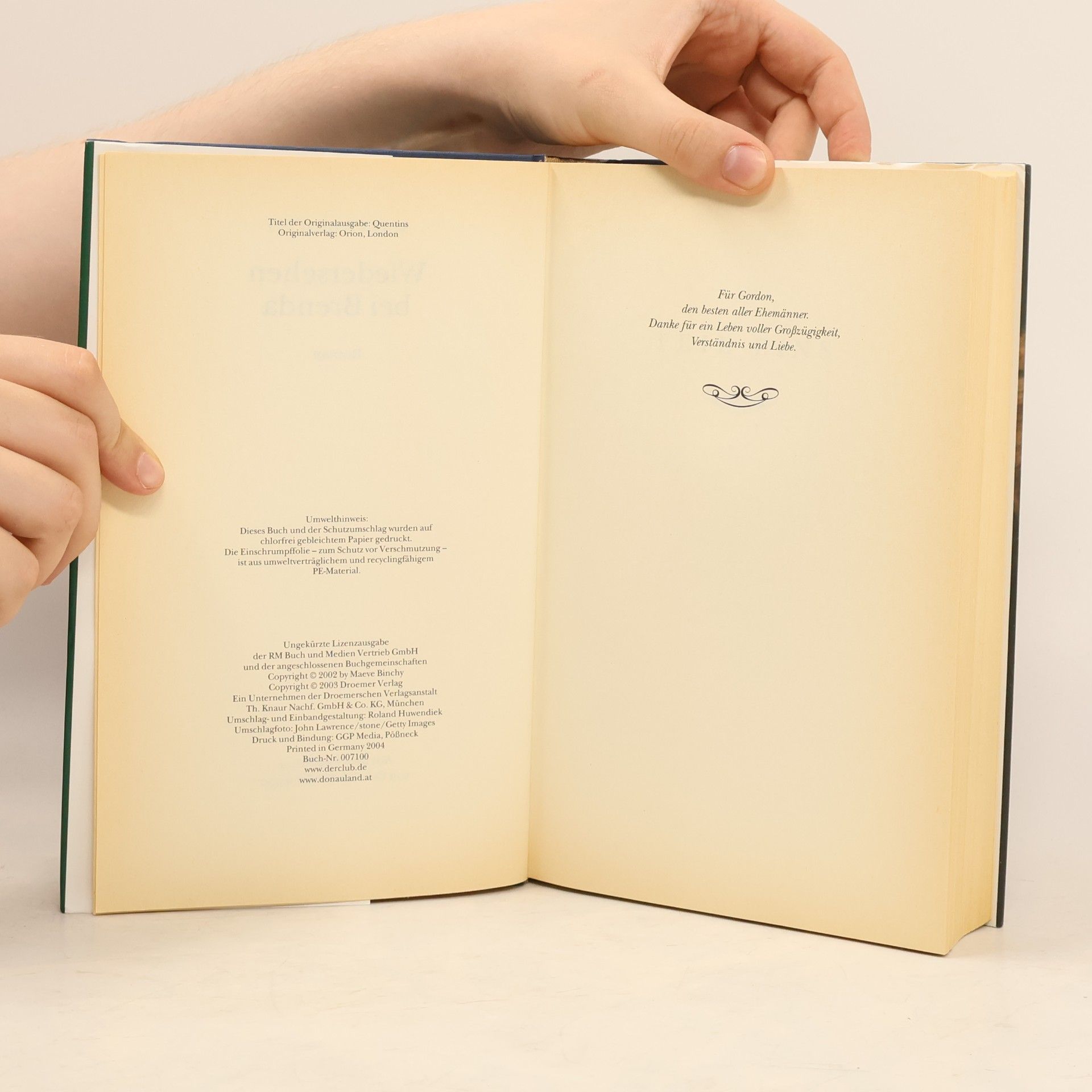 Maeve Binchy Wiedersehen bei Brenda