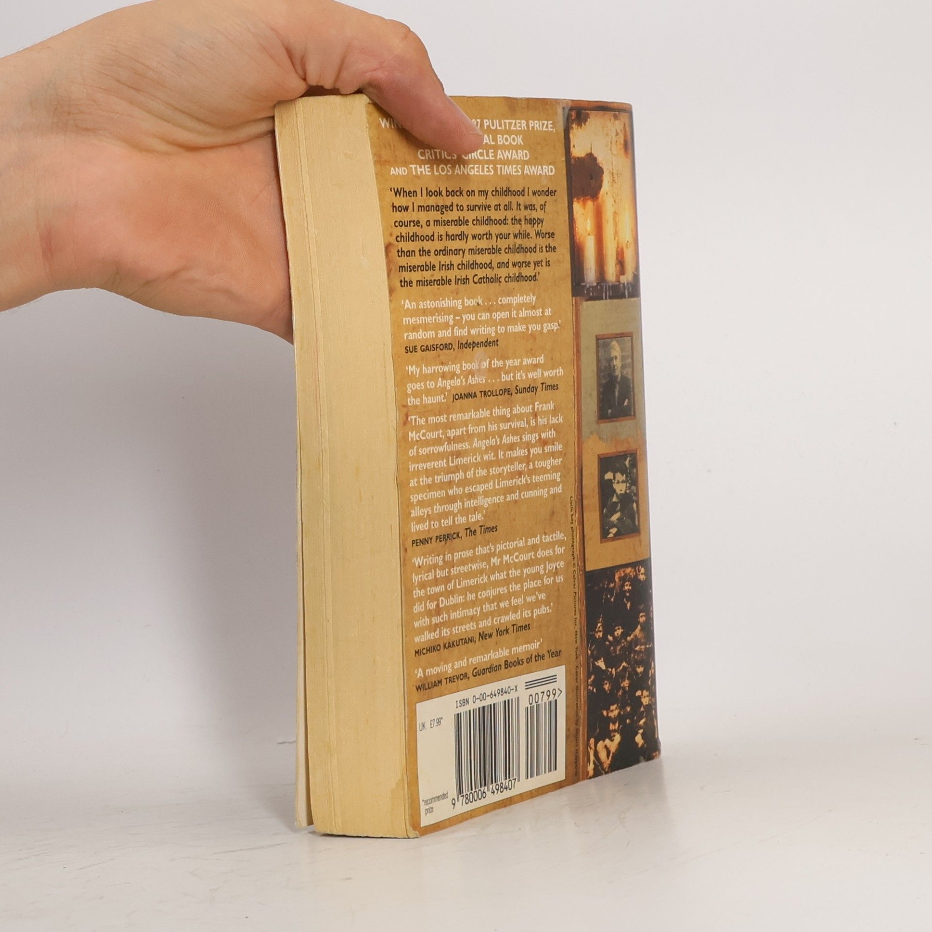Frank McCourt Angela's ashes. A memoir of a childhood