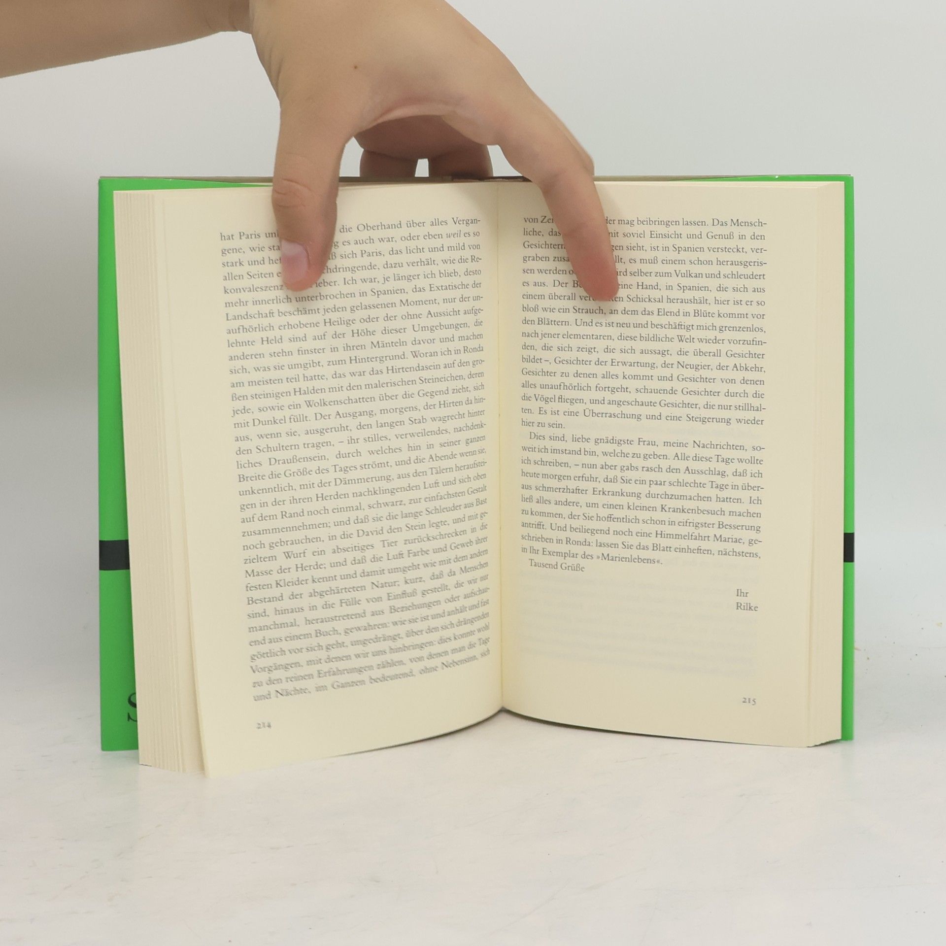 Rainer Maria Rilke Mitten im Lesen schreib ich Dir