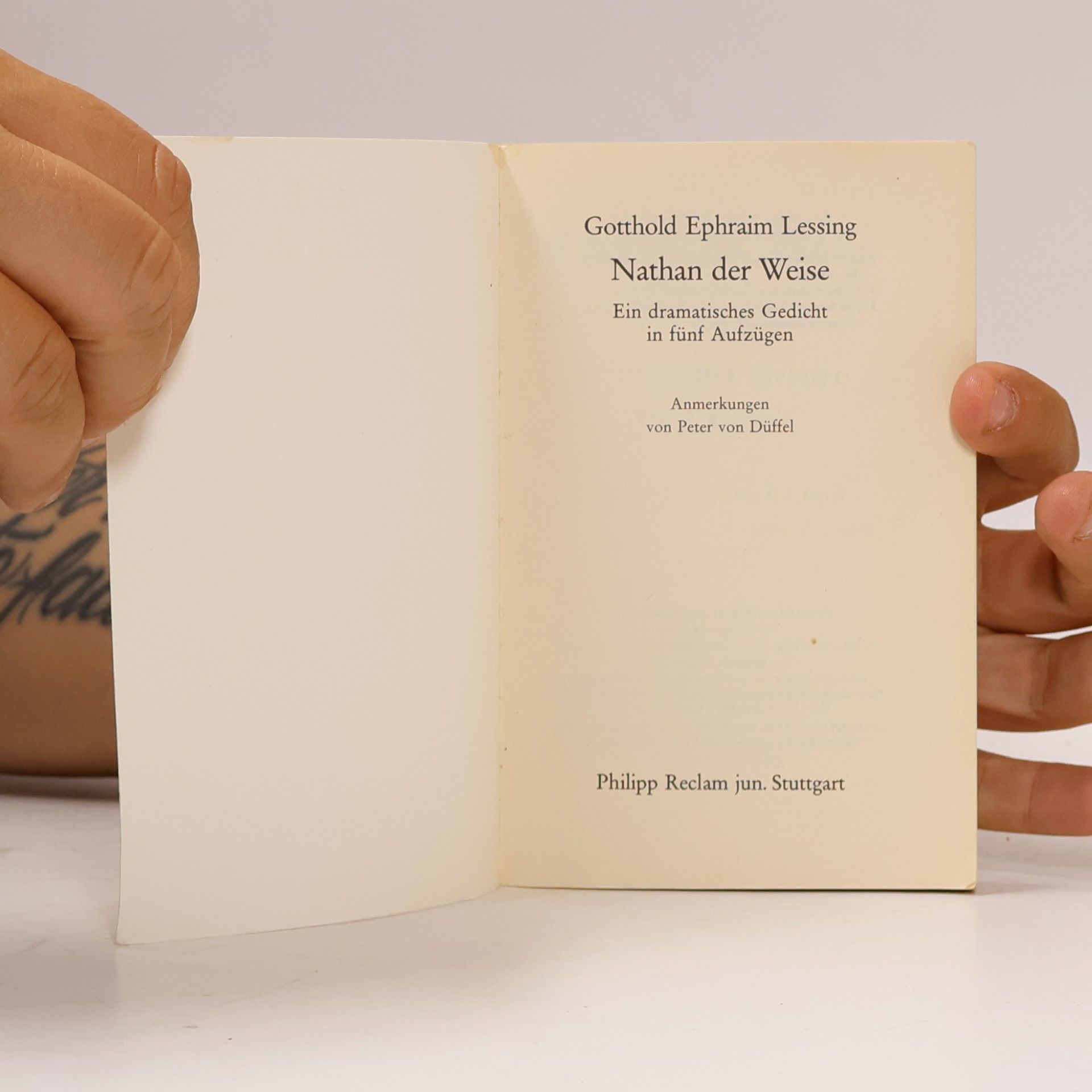 Gotthold Ephraim Lessing Nathan der Weise