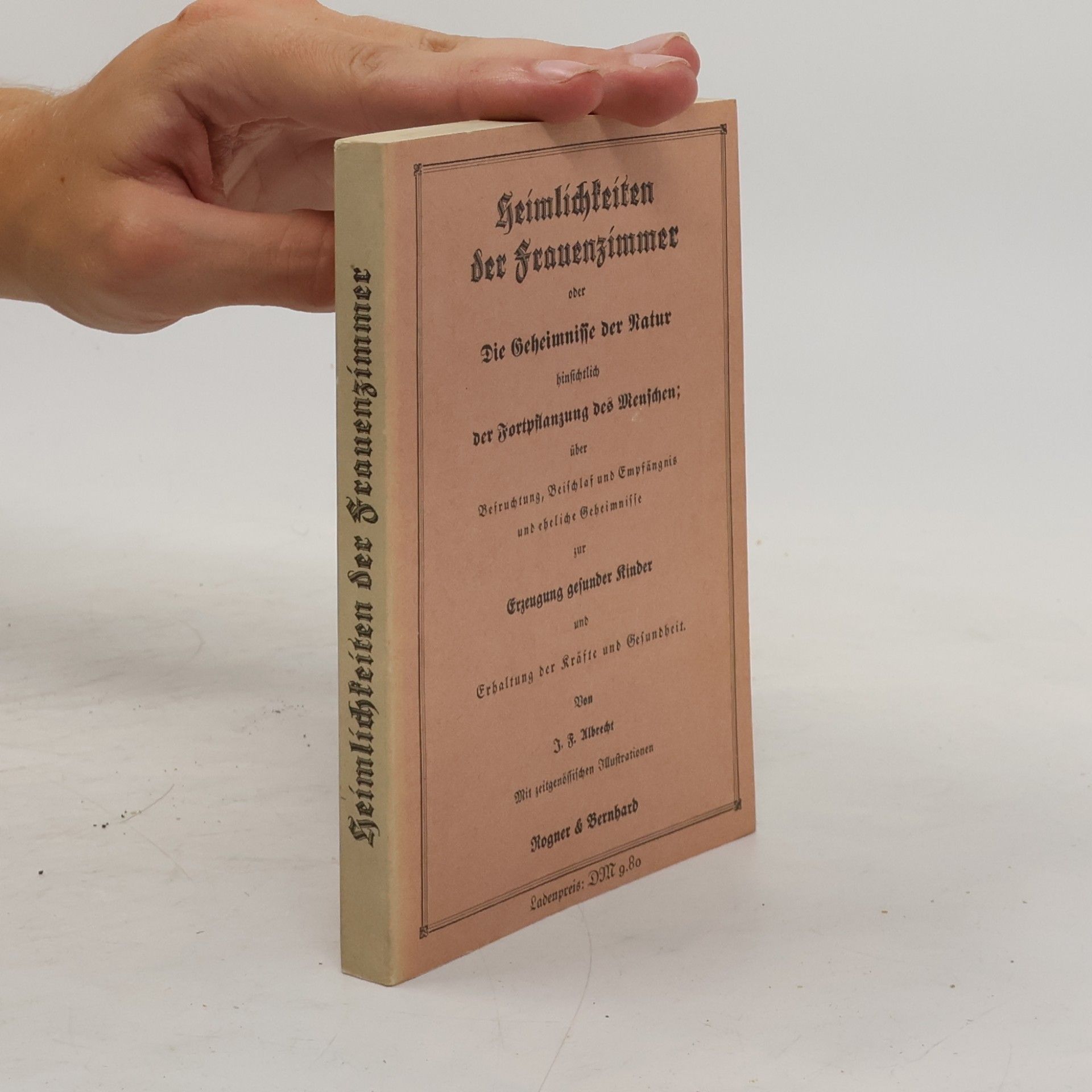 J. F. Albrecht Heimlichkeiten der Frauenzimmer