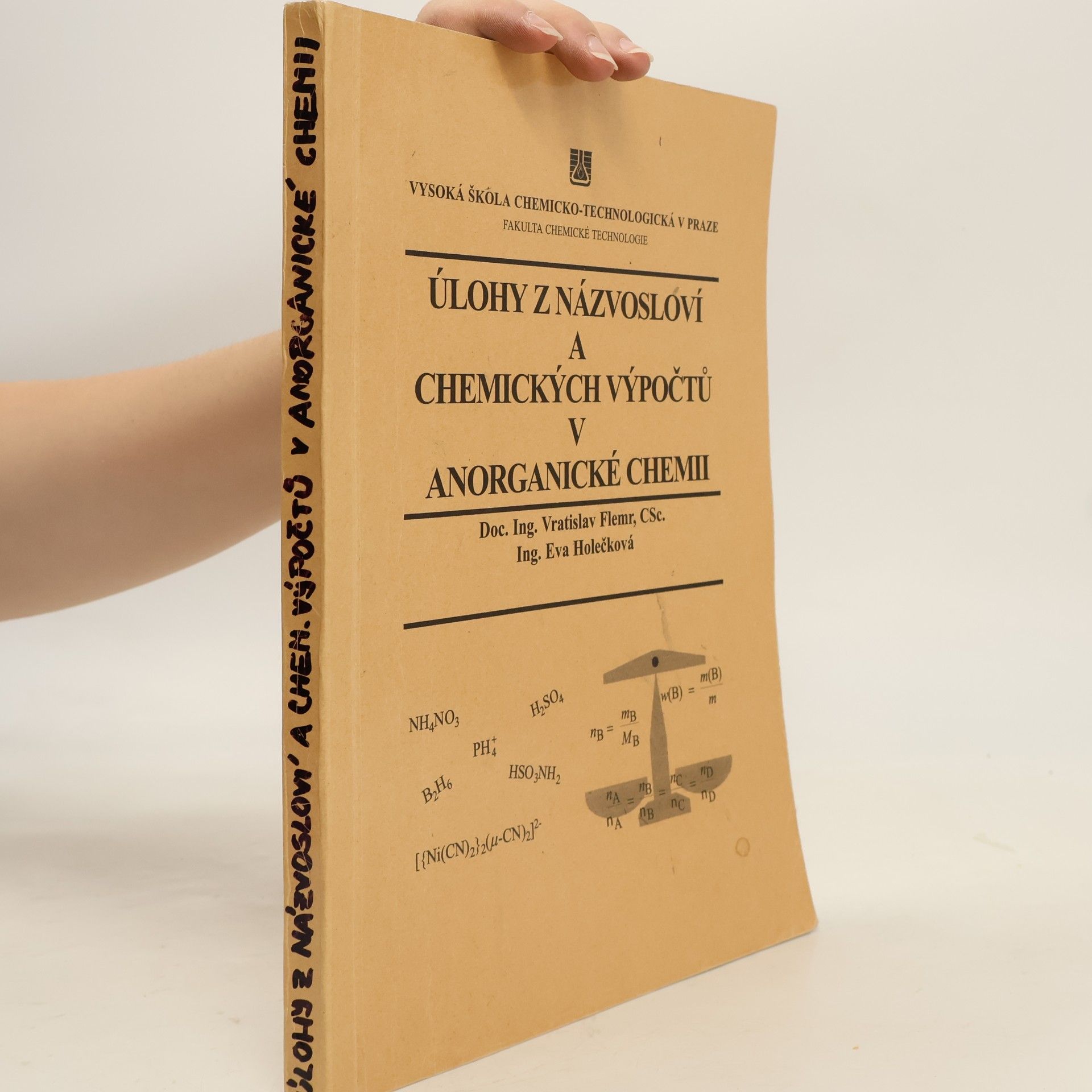 Vratislav Flemr Úlohy z názvosloví a chemických výpočtů v anorganické chemii