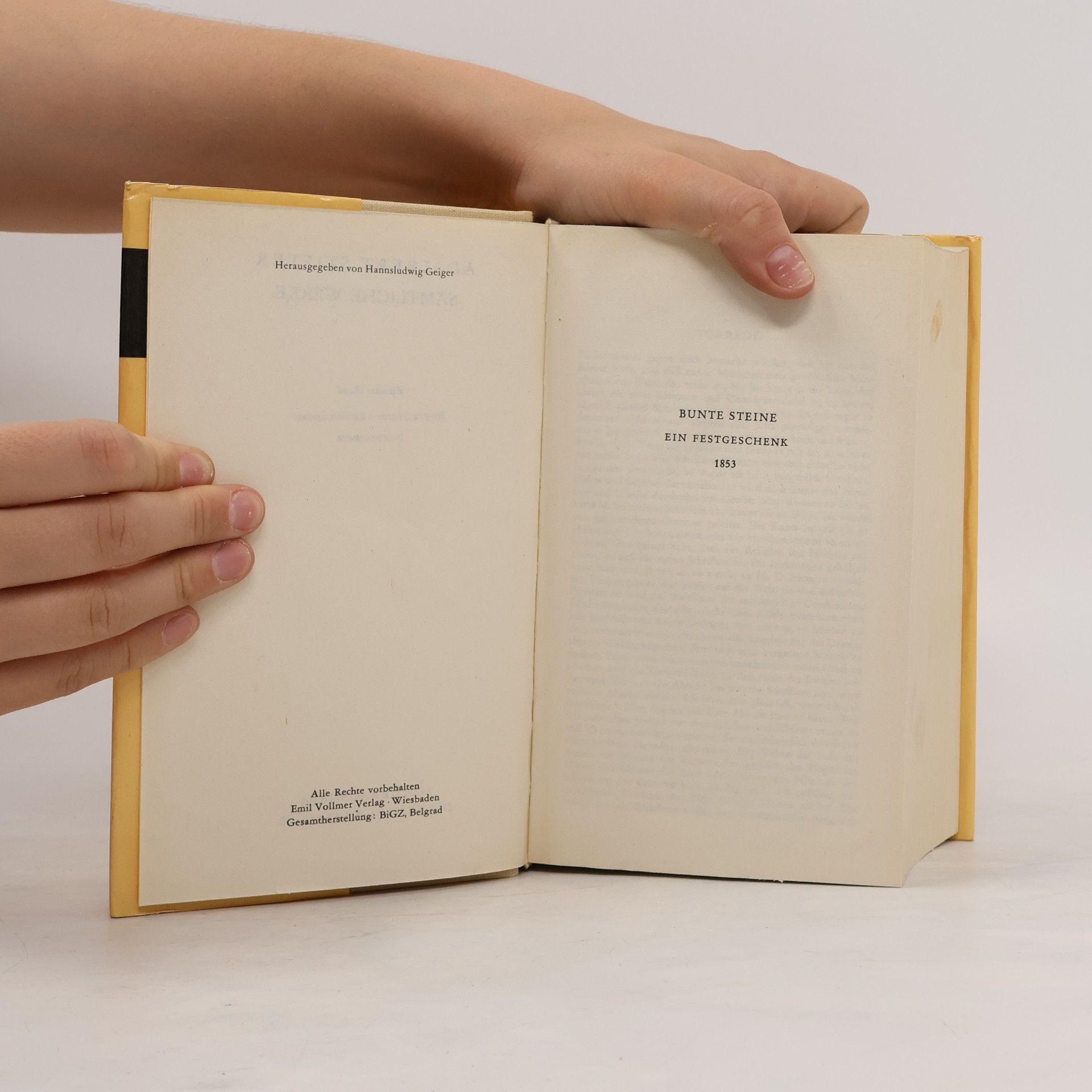 Various authors Stifter werke in drei bänden