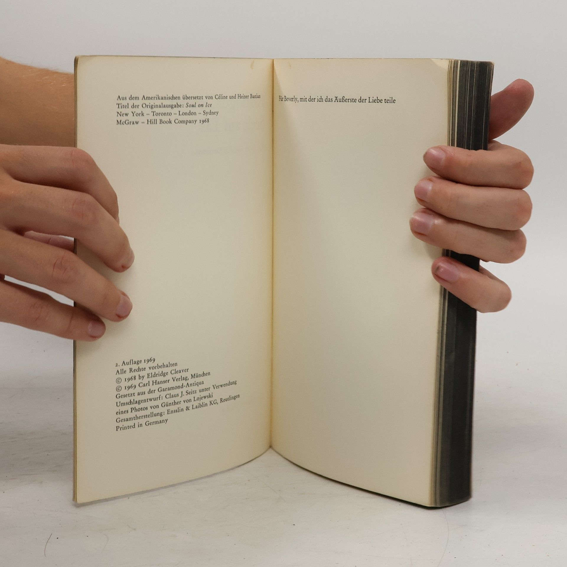 Eldridge Cleaver Seele auf Eis