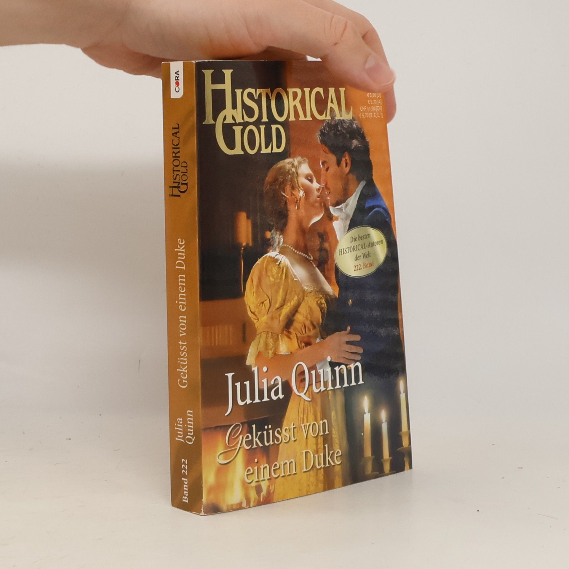 Julie Quinnová Historical Gold 222. Geküsst von einem Duke