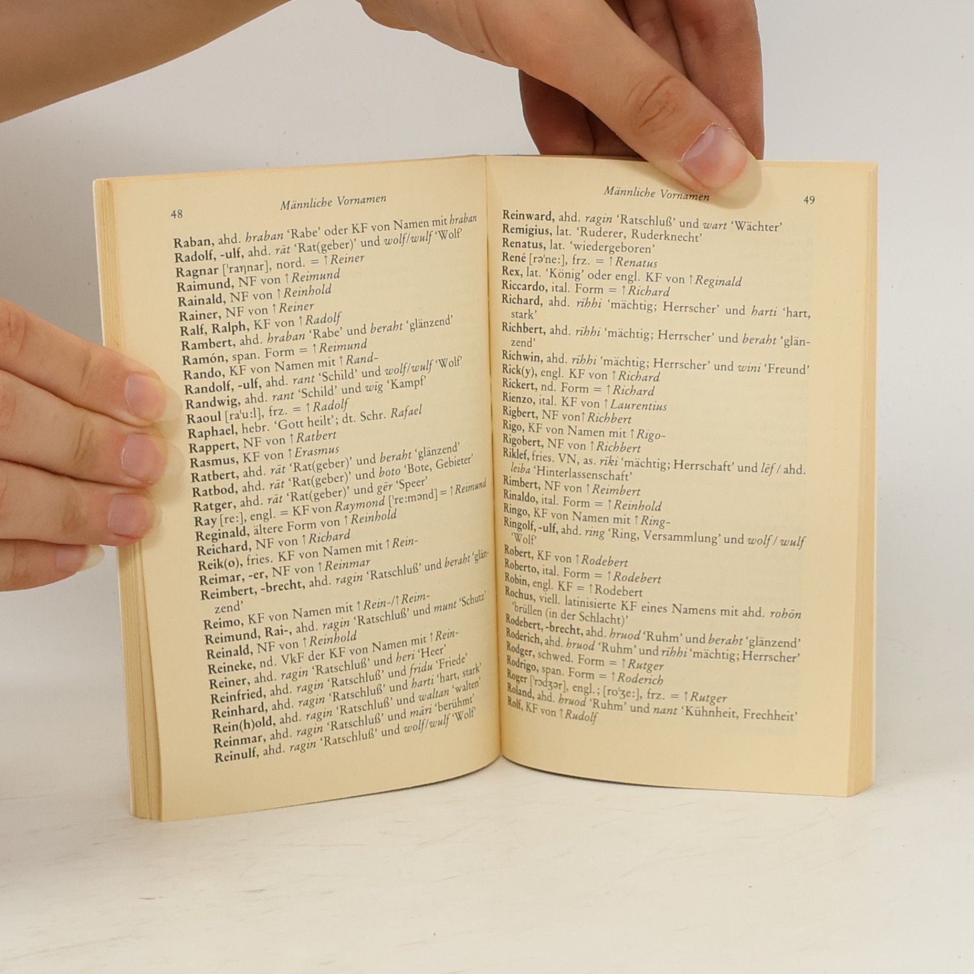 Theo Herrle Reclams Namenbuch