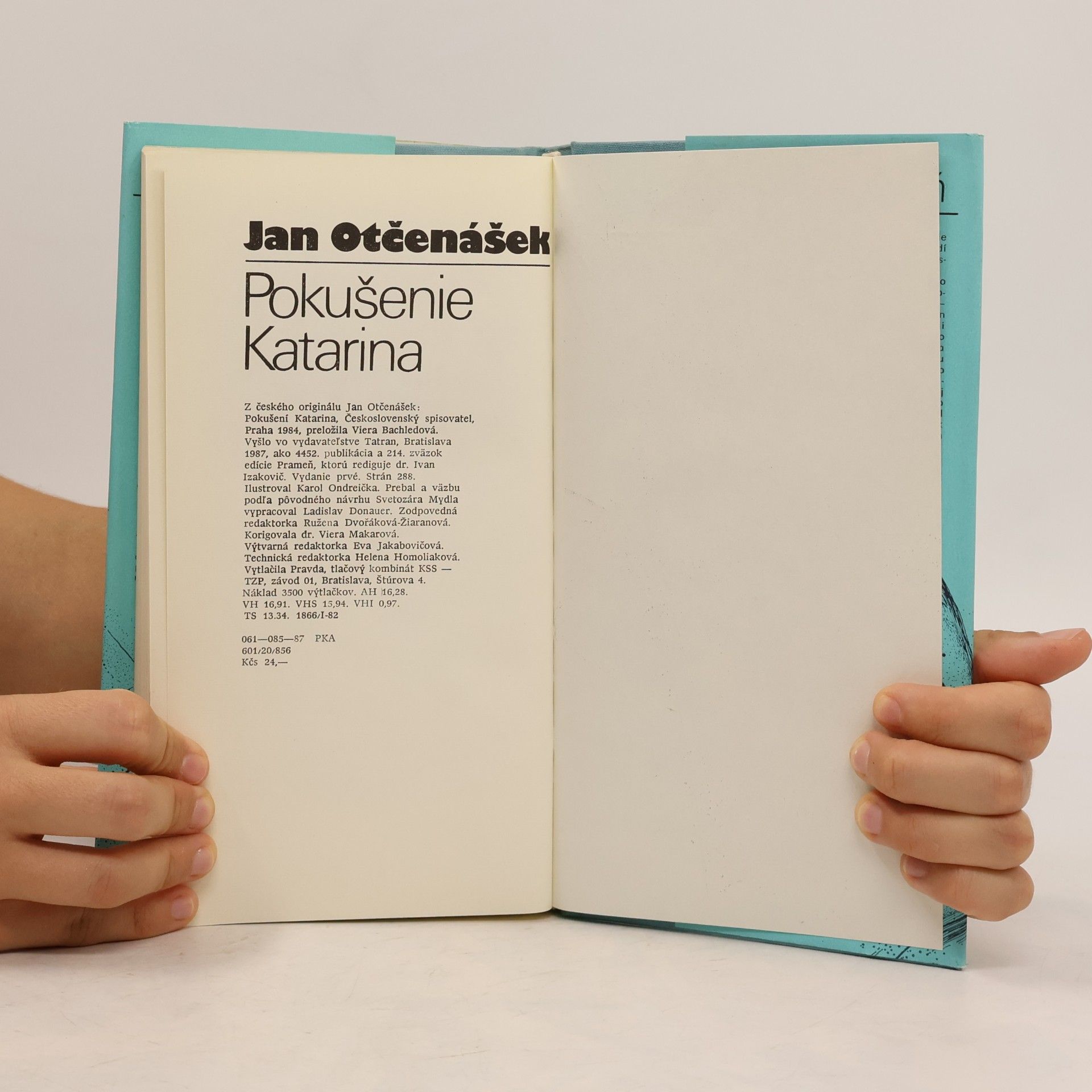 Jan Otčenášek Pokušenie Katarina