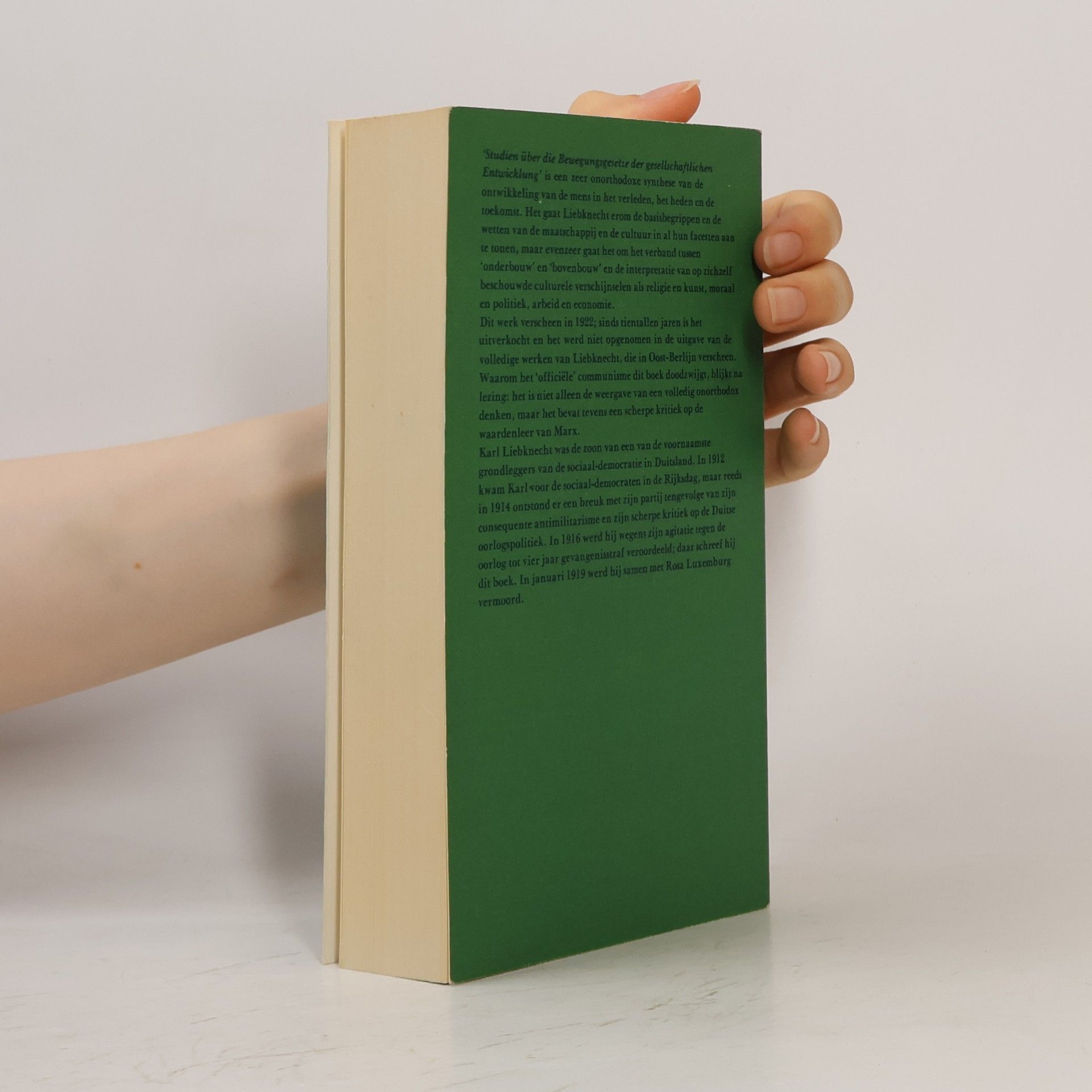 Karl Liebknecht Studies over de bewegingswetten van de maatschappelijke ontwikkeling