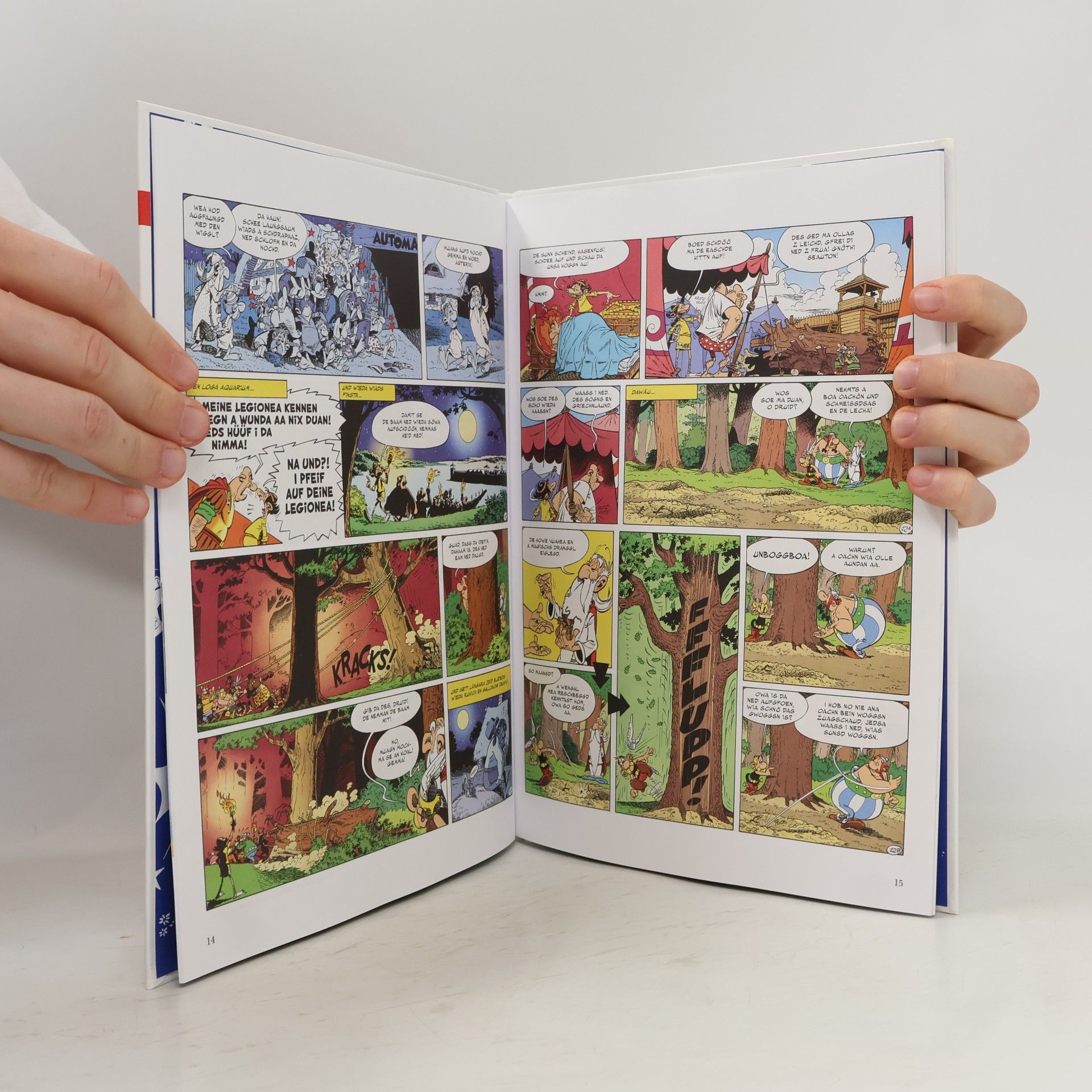 René Goscinny Asterix Mundart Wienerisch 5. Es Brojeggd