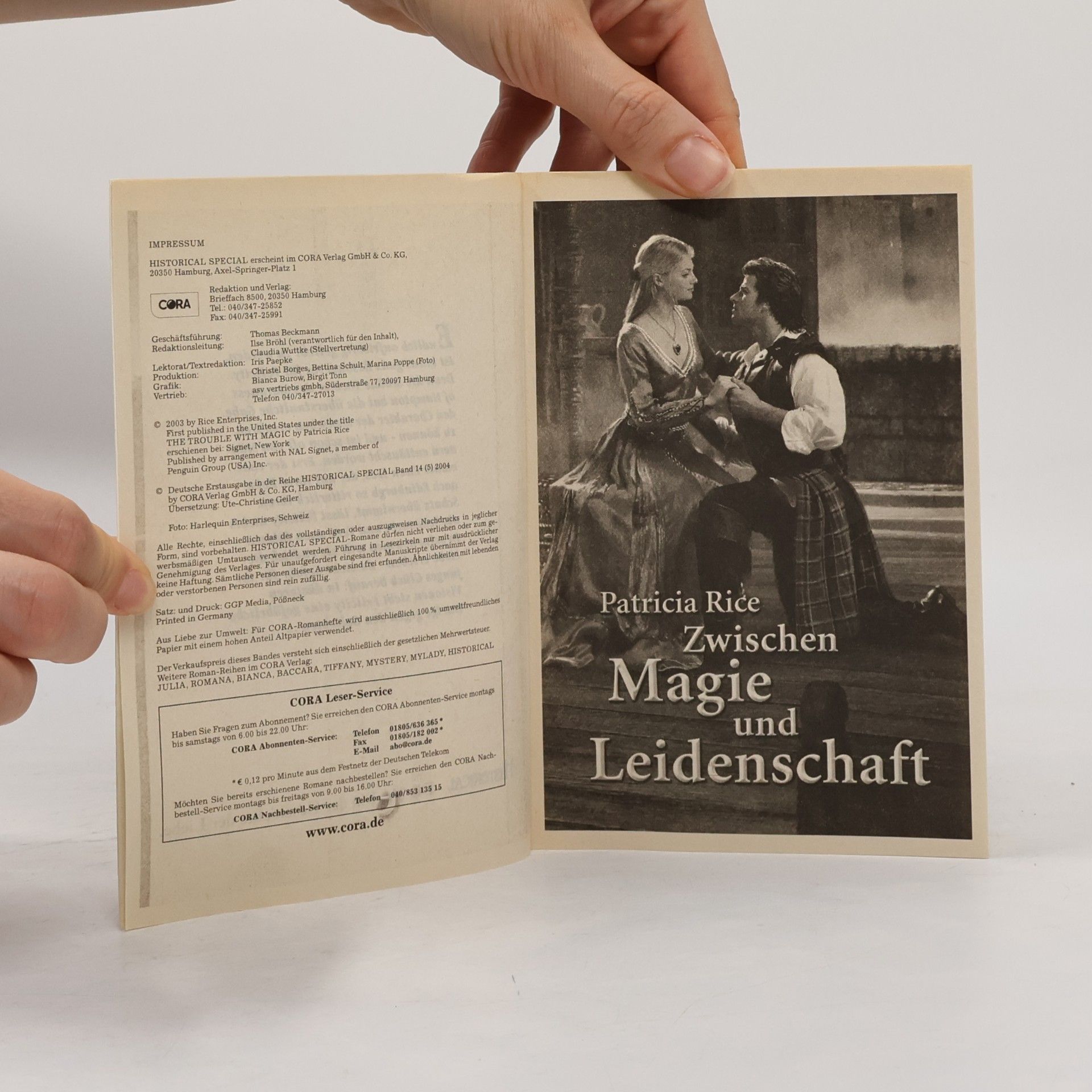 Patricia Rice Historical Special 14. Zwischen Magie und Leidenschaft