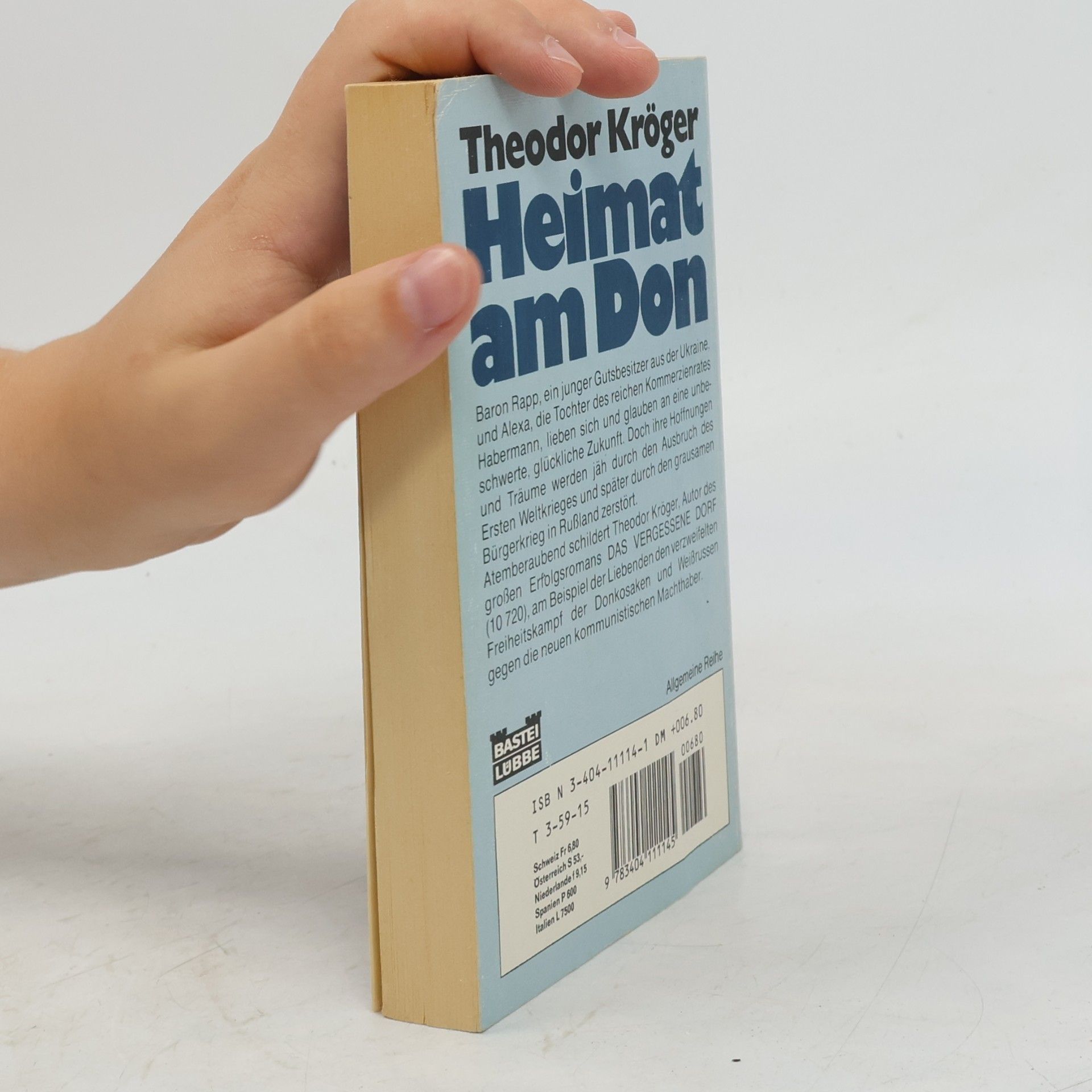 Theodor Kröger Heimat am Don. Roman
